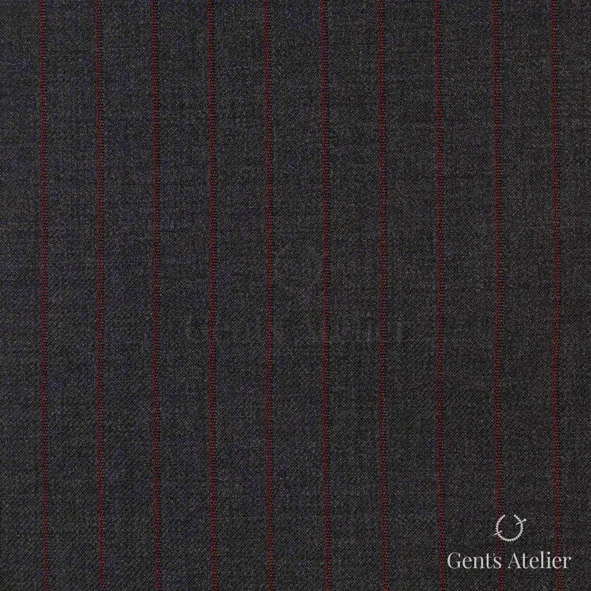 Костюм из Scabal 1502333 — серо-синий, 100%WO