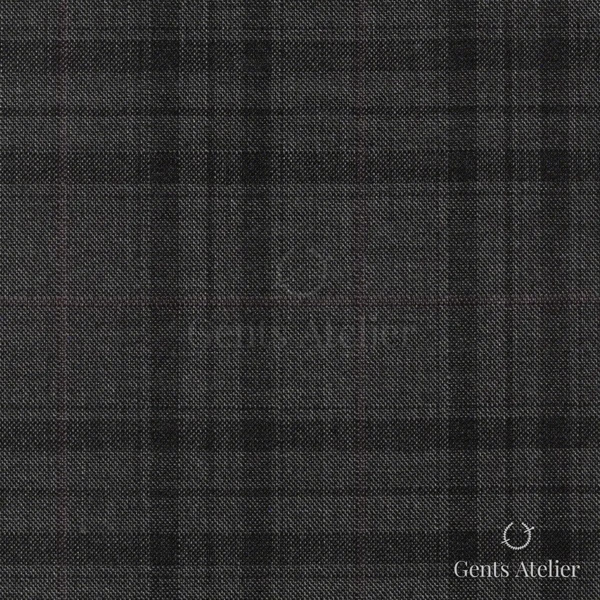 Костюм из Scabal 1500900 — тёмно-серый антрацит, 100%WO