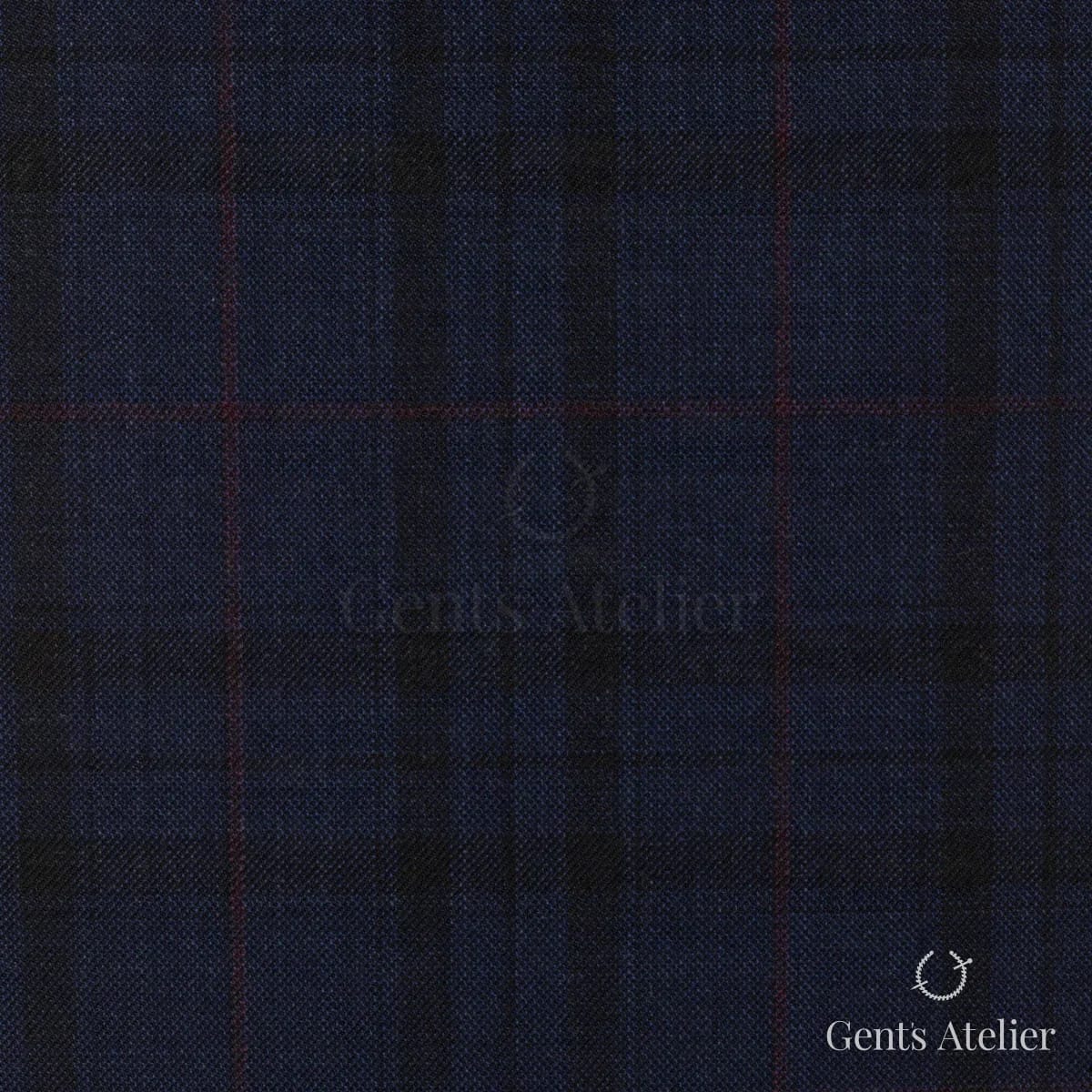 Костюм из Scabal 1500901 — тёмно-синий, 100%WO