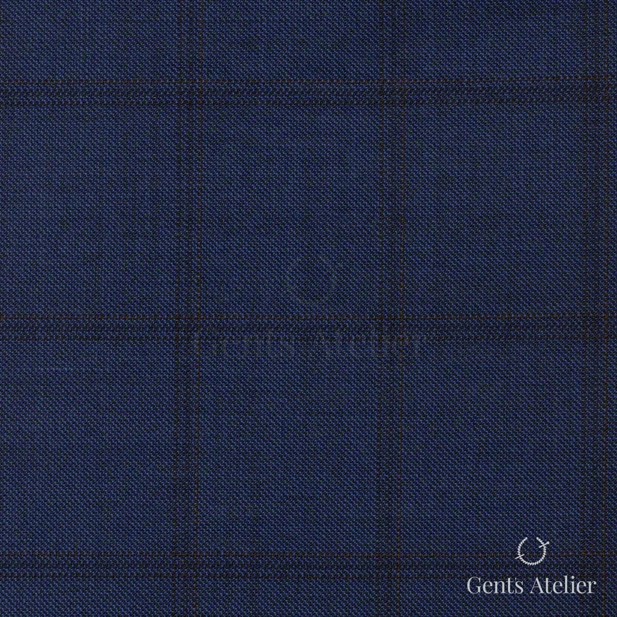 Костюм из Scabal 1501917 — сапфирово-синий, 100%WO