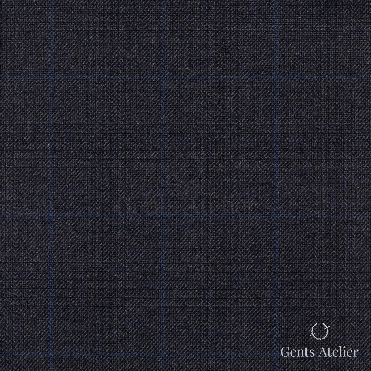 Костюм из Scabal 1502502 — тёмно-синий с угольным оттенком, 100%WO