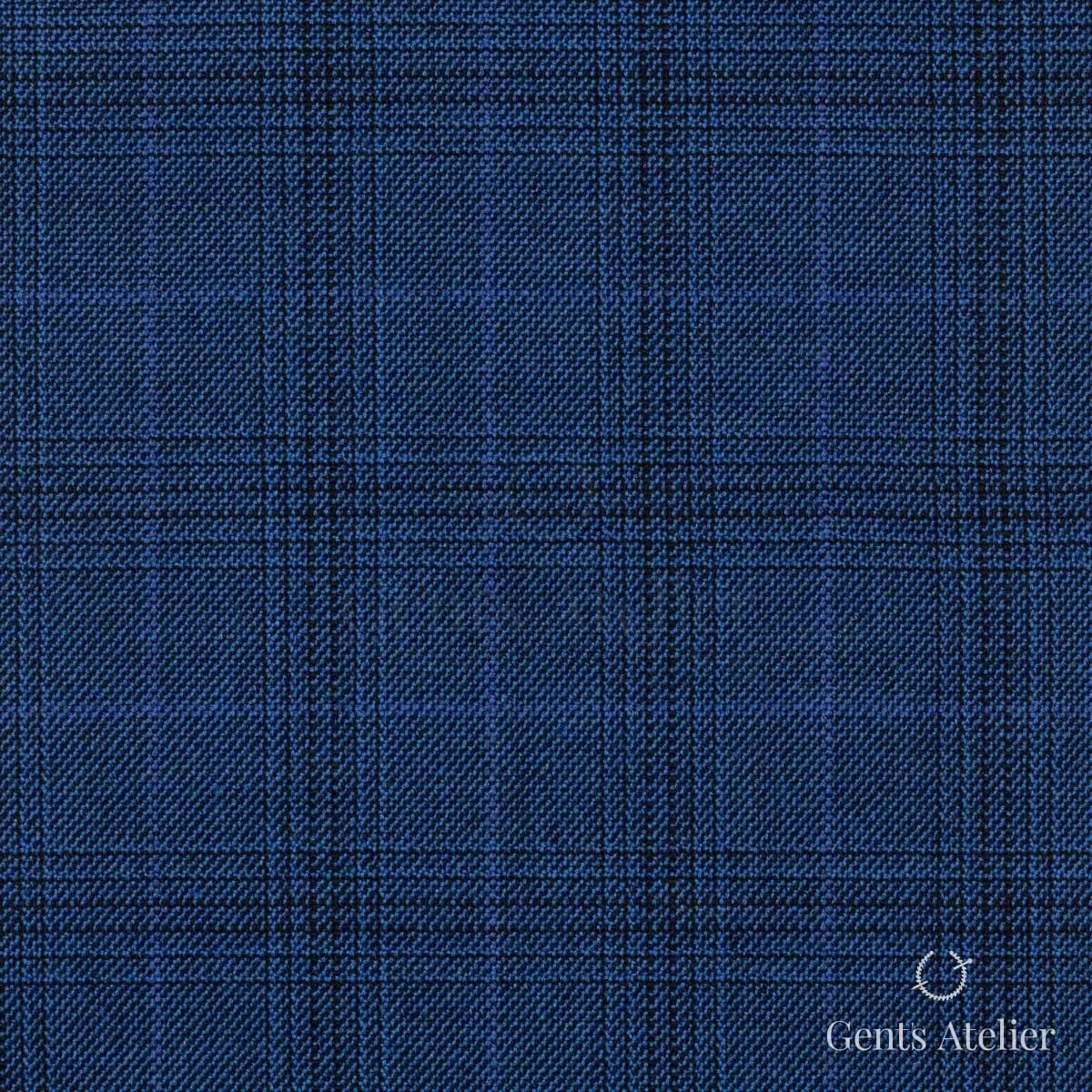 Костюм из Scabal 1502503 — ярко-синий (кобальт), 100%WO