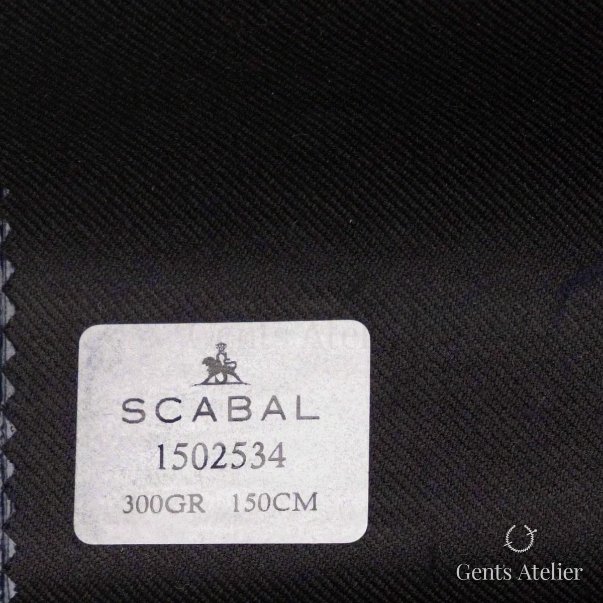 Костюм из Scabal 1502534 — чёрный, 100%WO