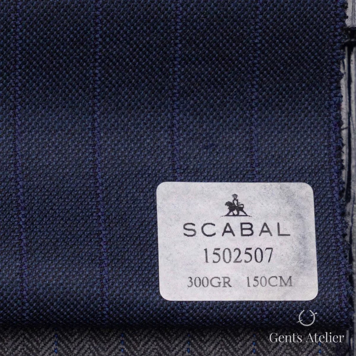 Костюм из Scabal 1502507 — тёмно-синий, 100%WO
