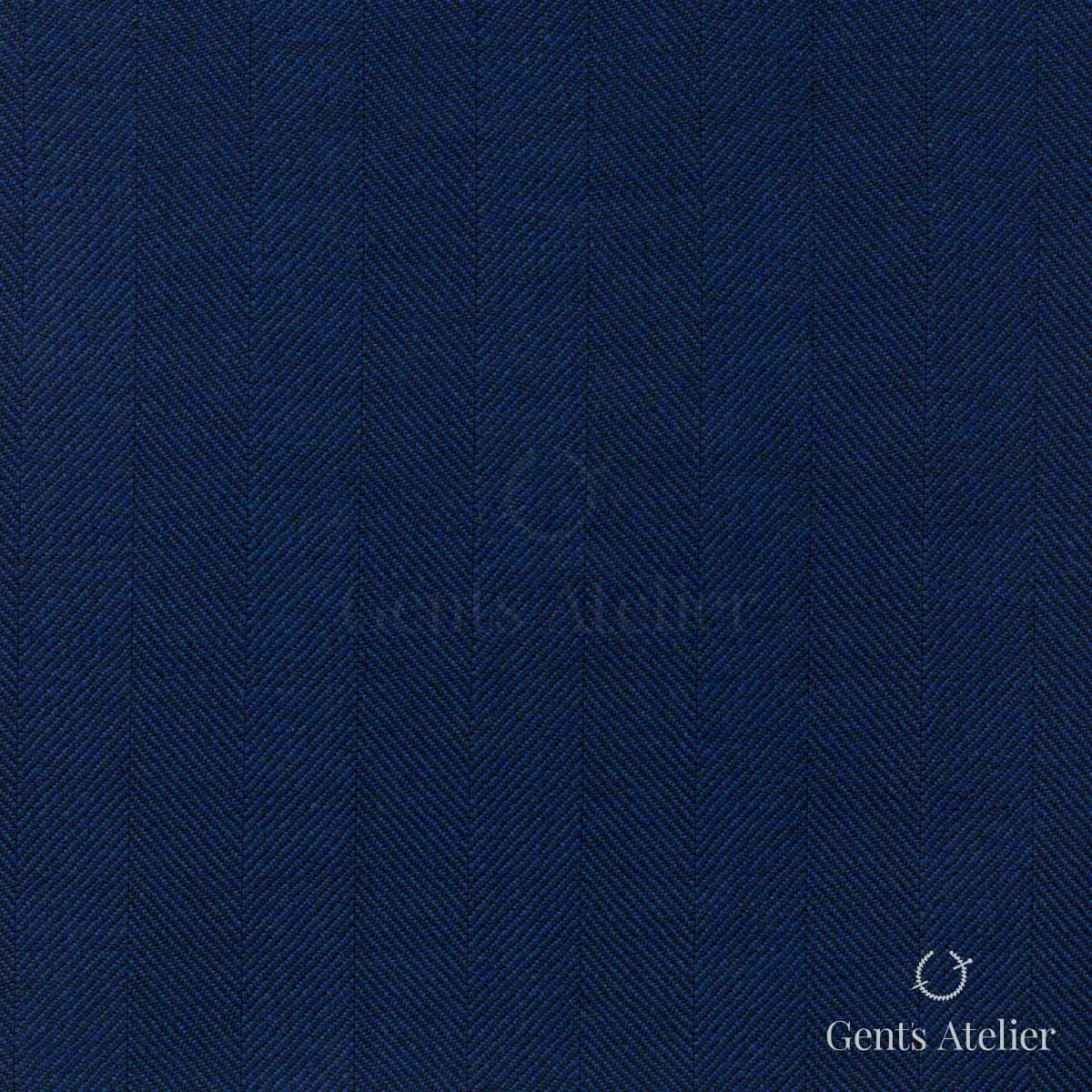 Костюм из Scabal 1502163 — синий, Шерсть + шёлк