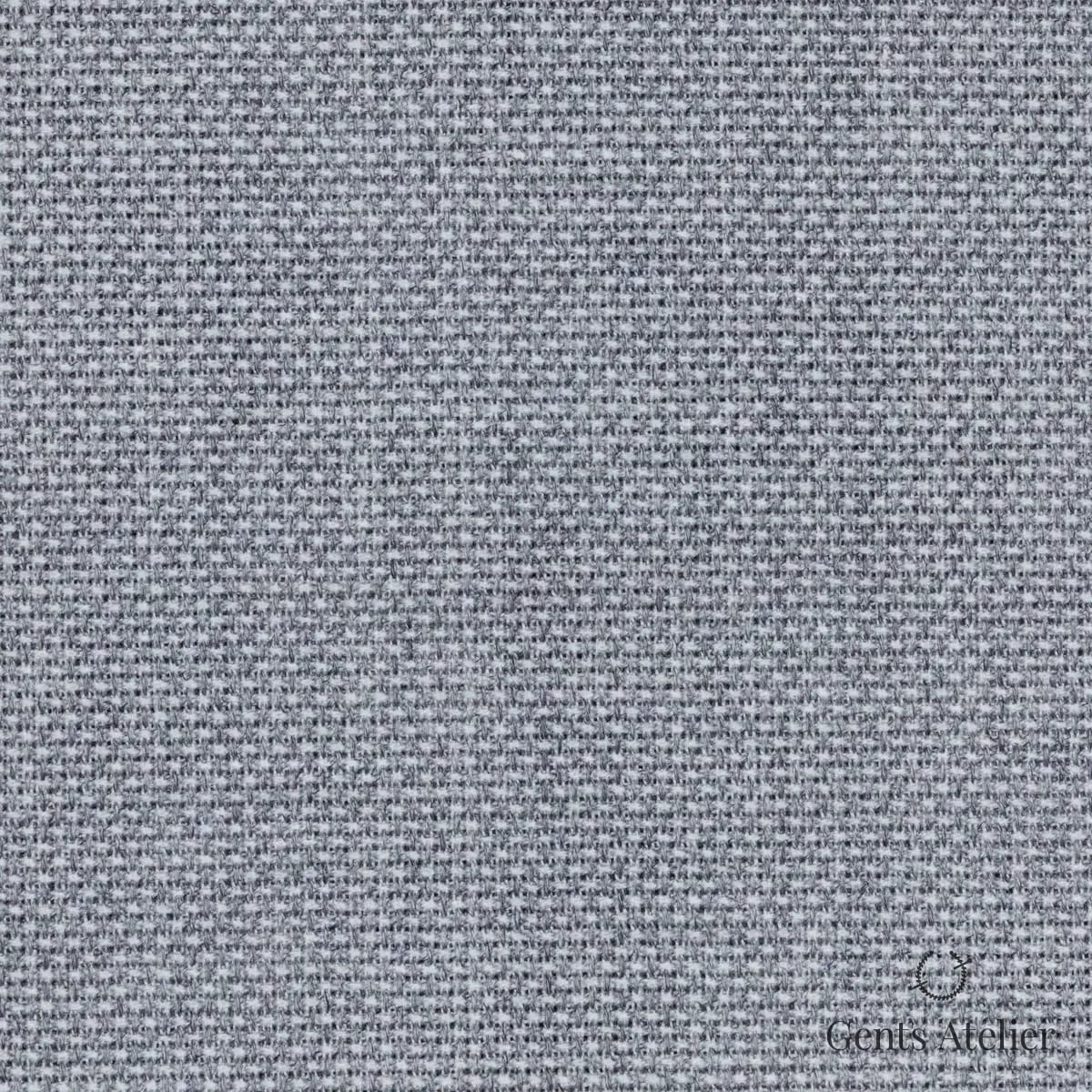 Костюм из Scabal 1502175 — светло-серый меланж, Шерсть + шёлк