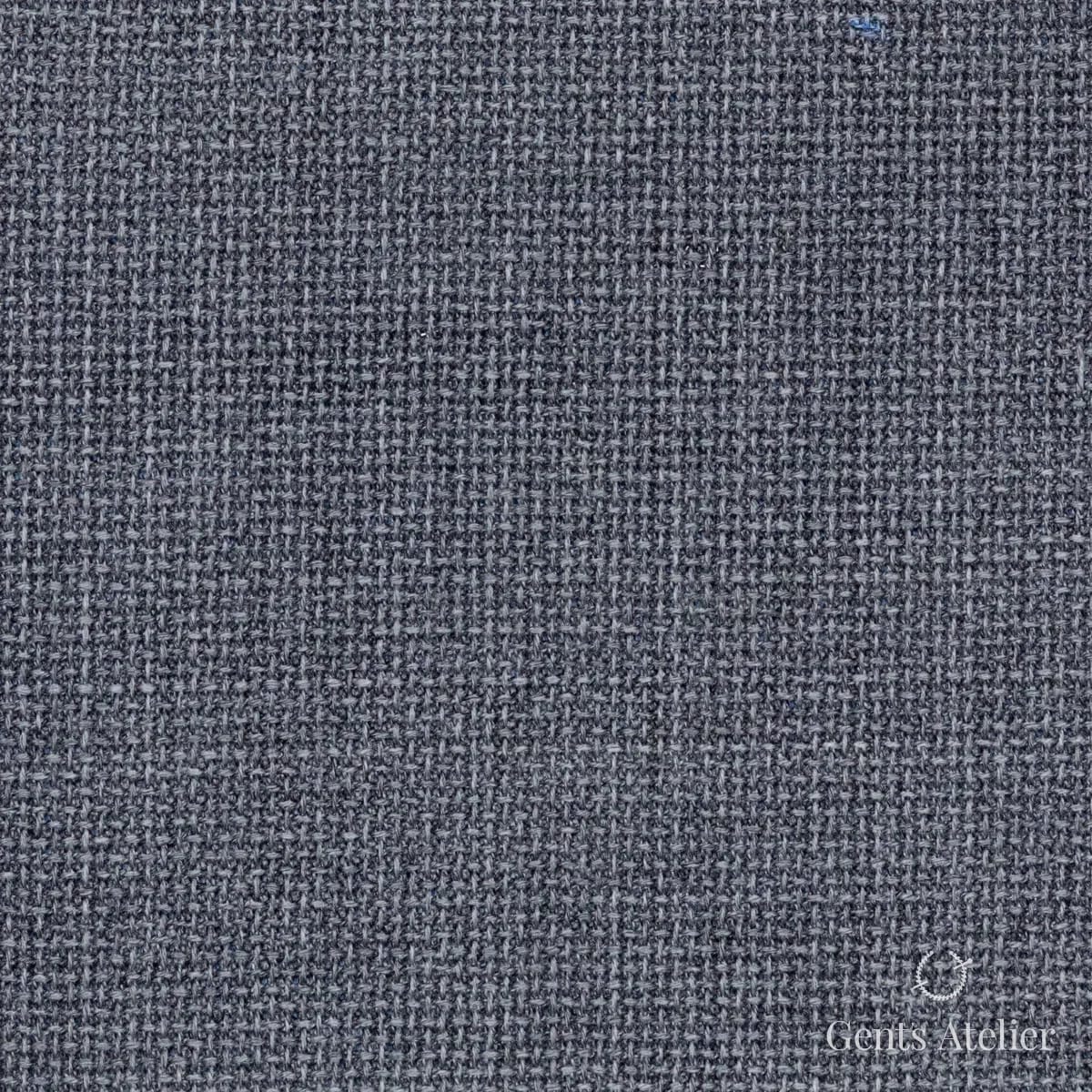 Костюм из Scabal 1502176 — тёмно-серый с синим отливом, Шерсть + шёлк