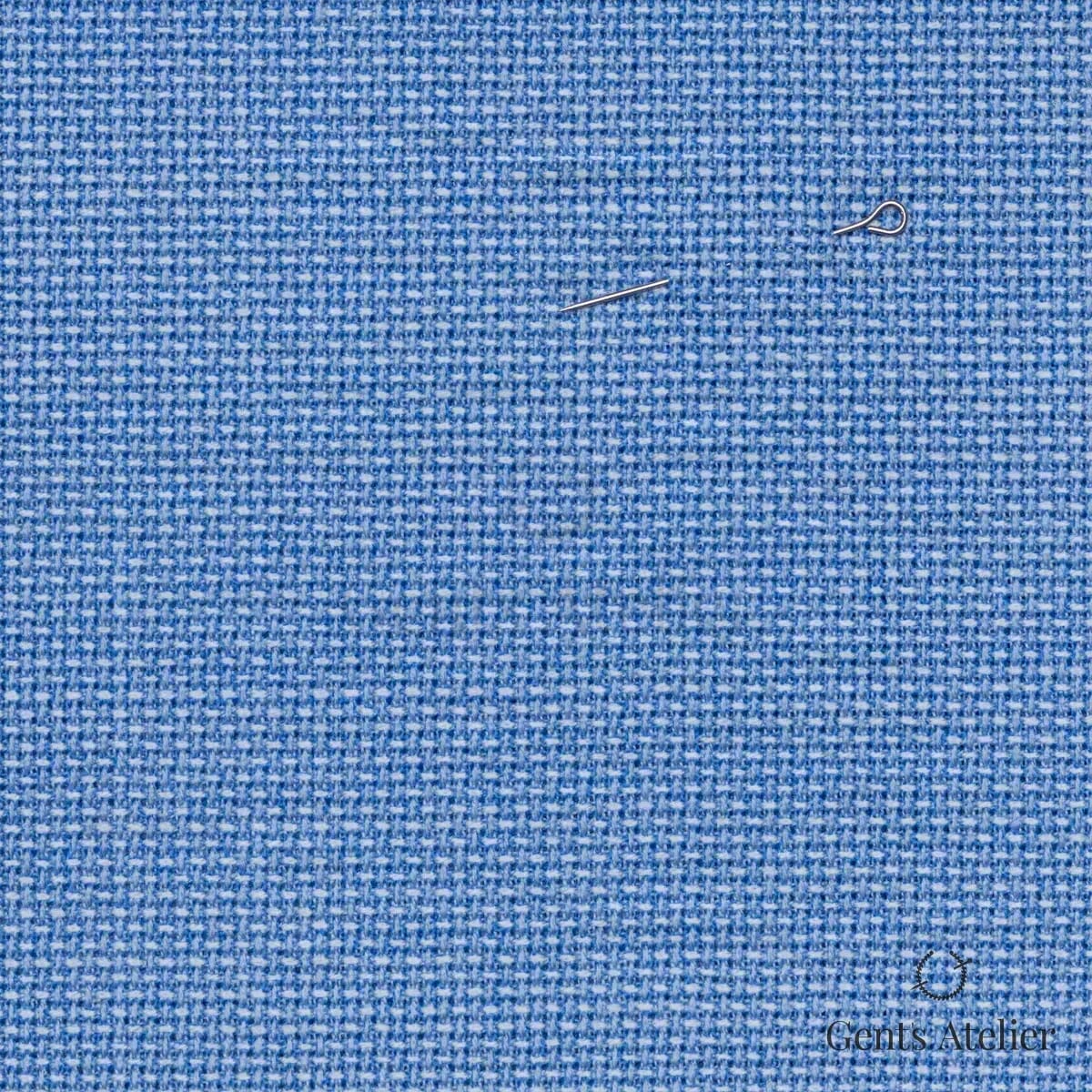 Костюм из Scabal 1502177 — голубой, Шерсть + шёлк