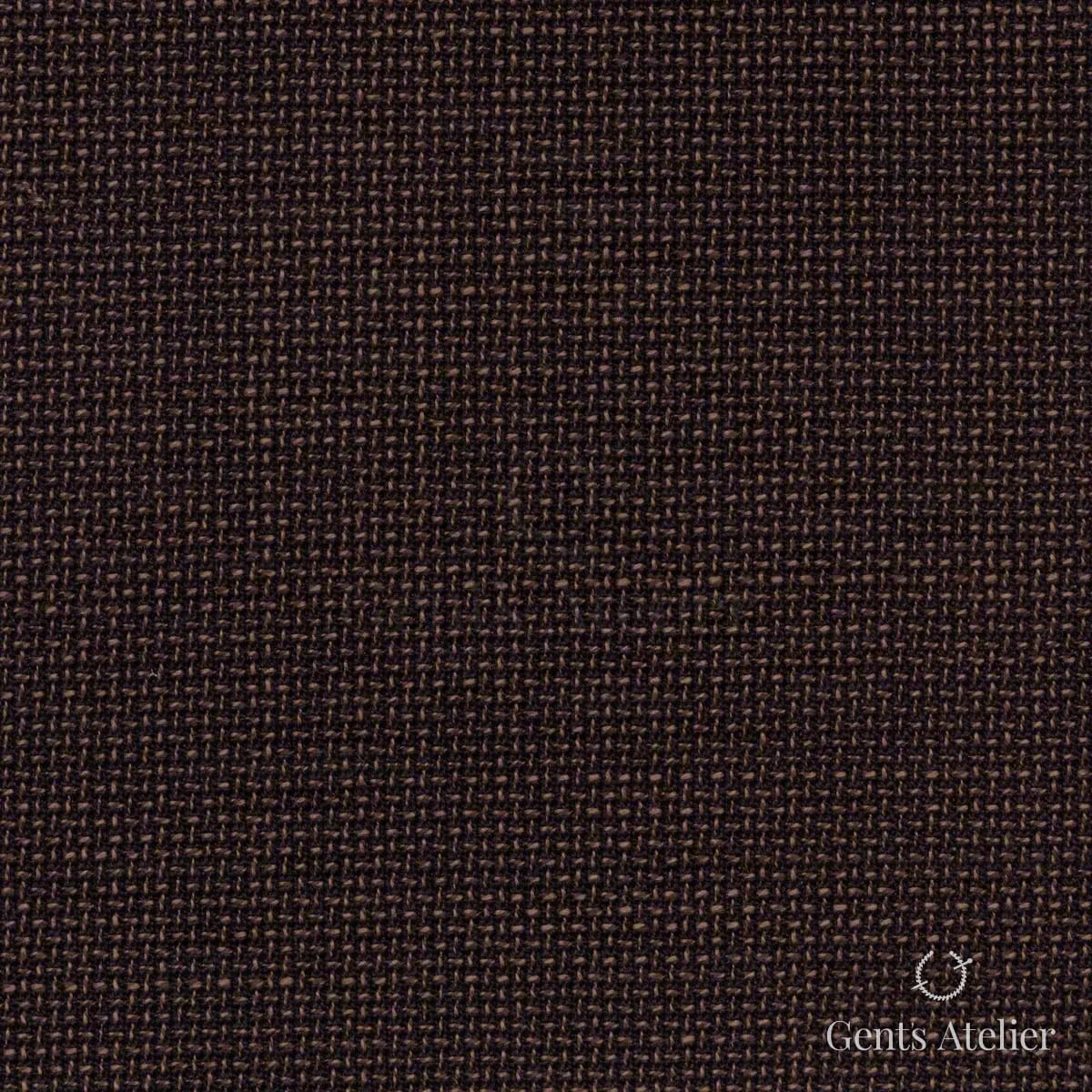 Костюм из Scabal 1502180 — тёмно-коричневый, Шерсть + шёлк
