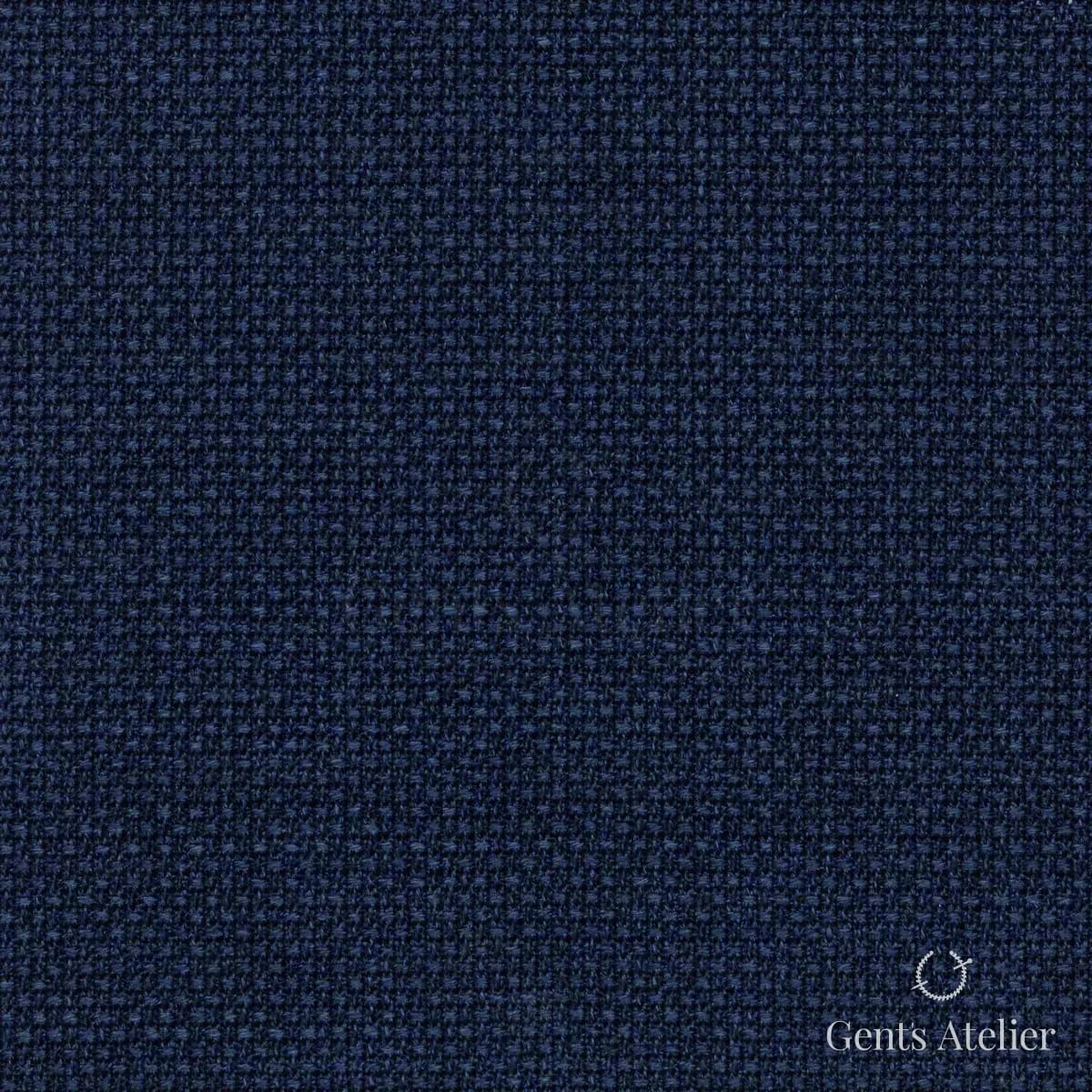 Костюм из Scabal 1502185 — тёмно-синий, Шерсть + шёлк