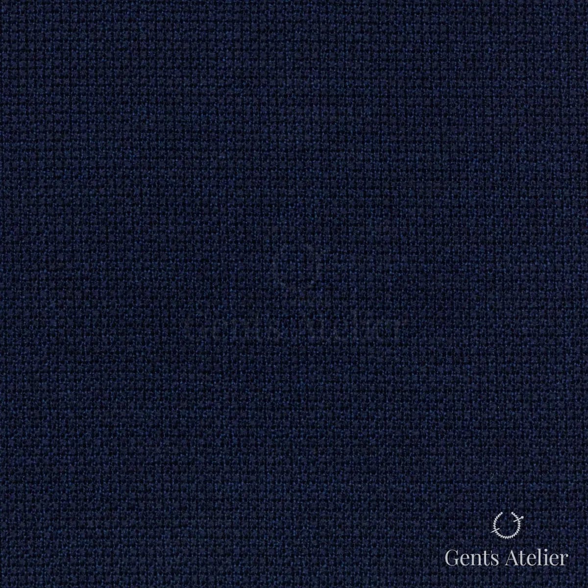 Костюм из Scabal 1502186 — тёмно-синий, почти чёрный, Шерсть + шёлк