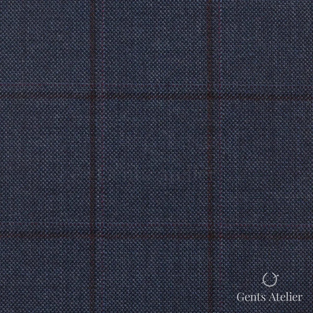 Зимний костюм из Scabal 1501550 — тёмно-синий