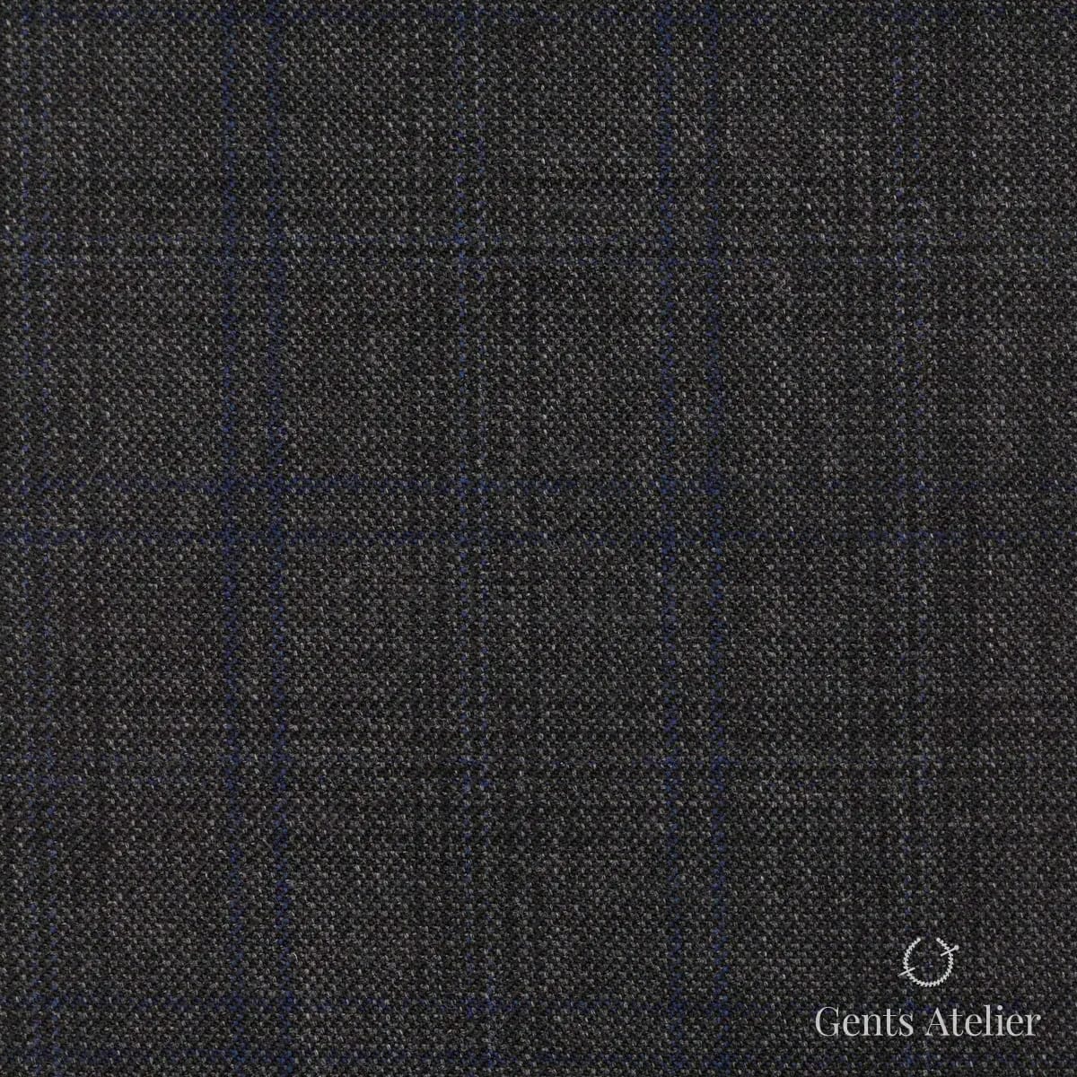 Зимний костюм из Scabal 1501559 — тёмно-серый (антрацит) в клетку