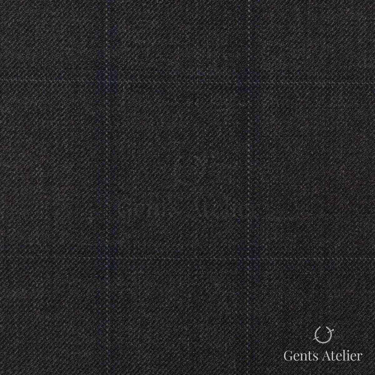 Зимний костюм из Scabal 1501561 — тёмно-серо-коричневый (почти чёрный)