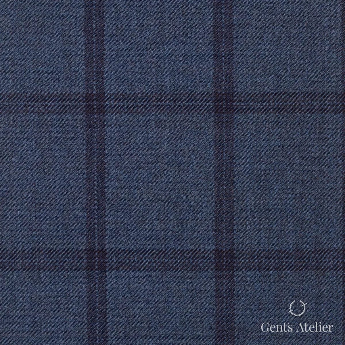 Зимний костюм из Scabal 1501562 — насыщенный синий