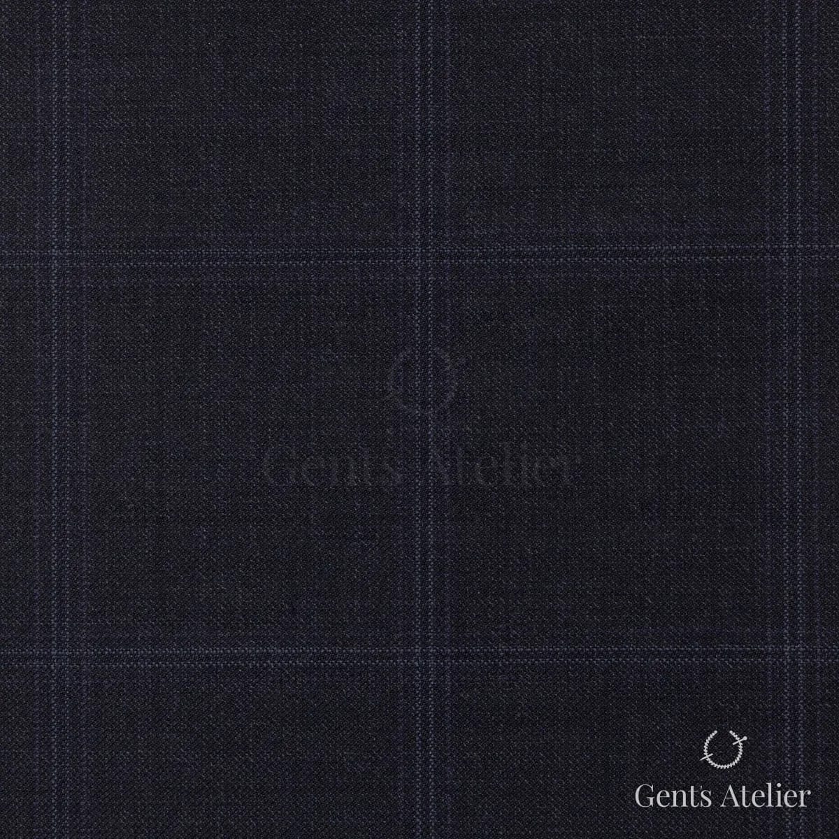 Костюм из Scabal 1503167 — тёмно-синий (нэйви), Шерсть + кашемир
