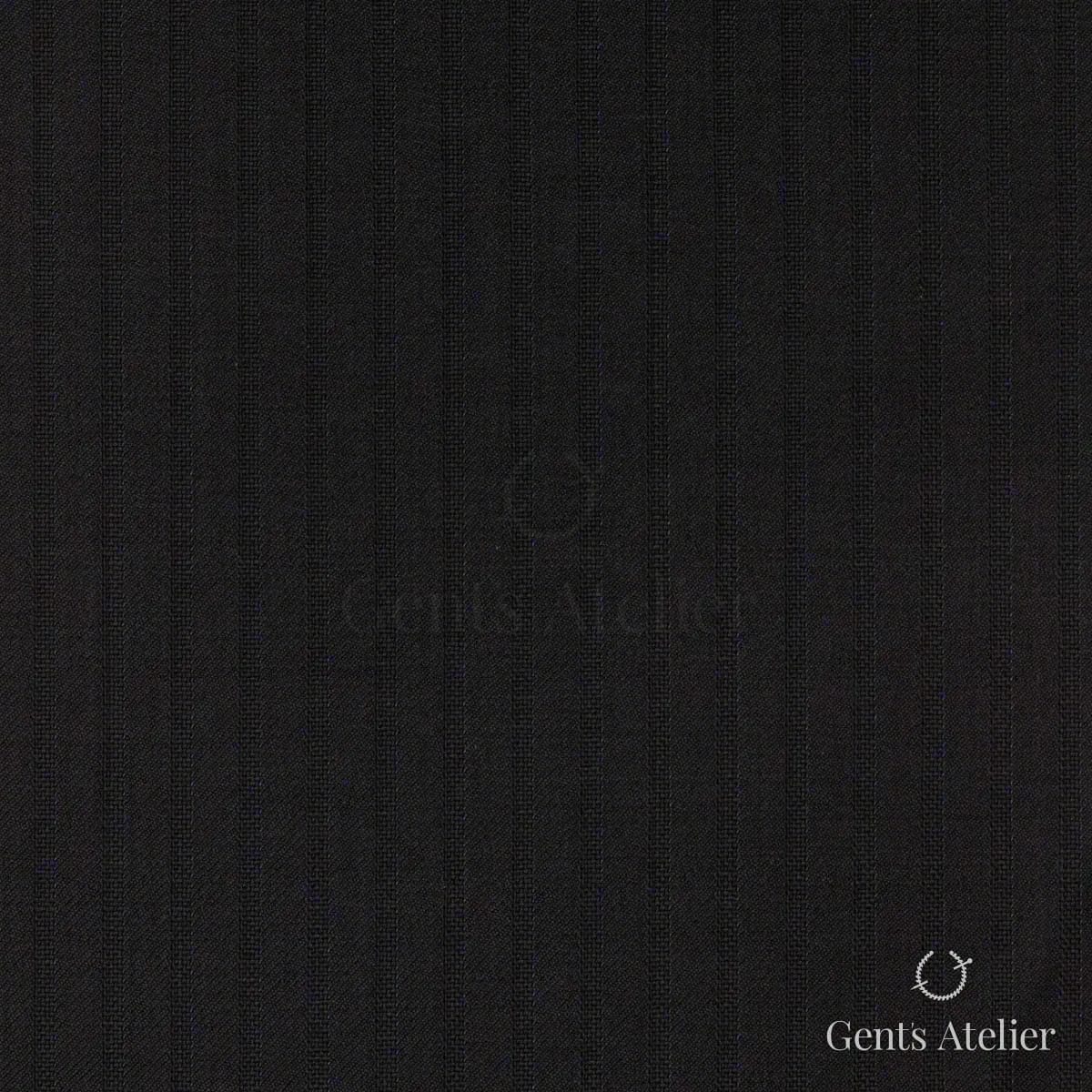 Костюм из Scabal 1503176 — чёрно-синий, антрацитовый, Шерсть + кашемир