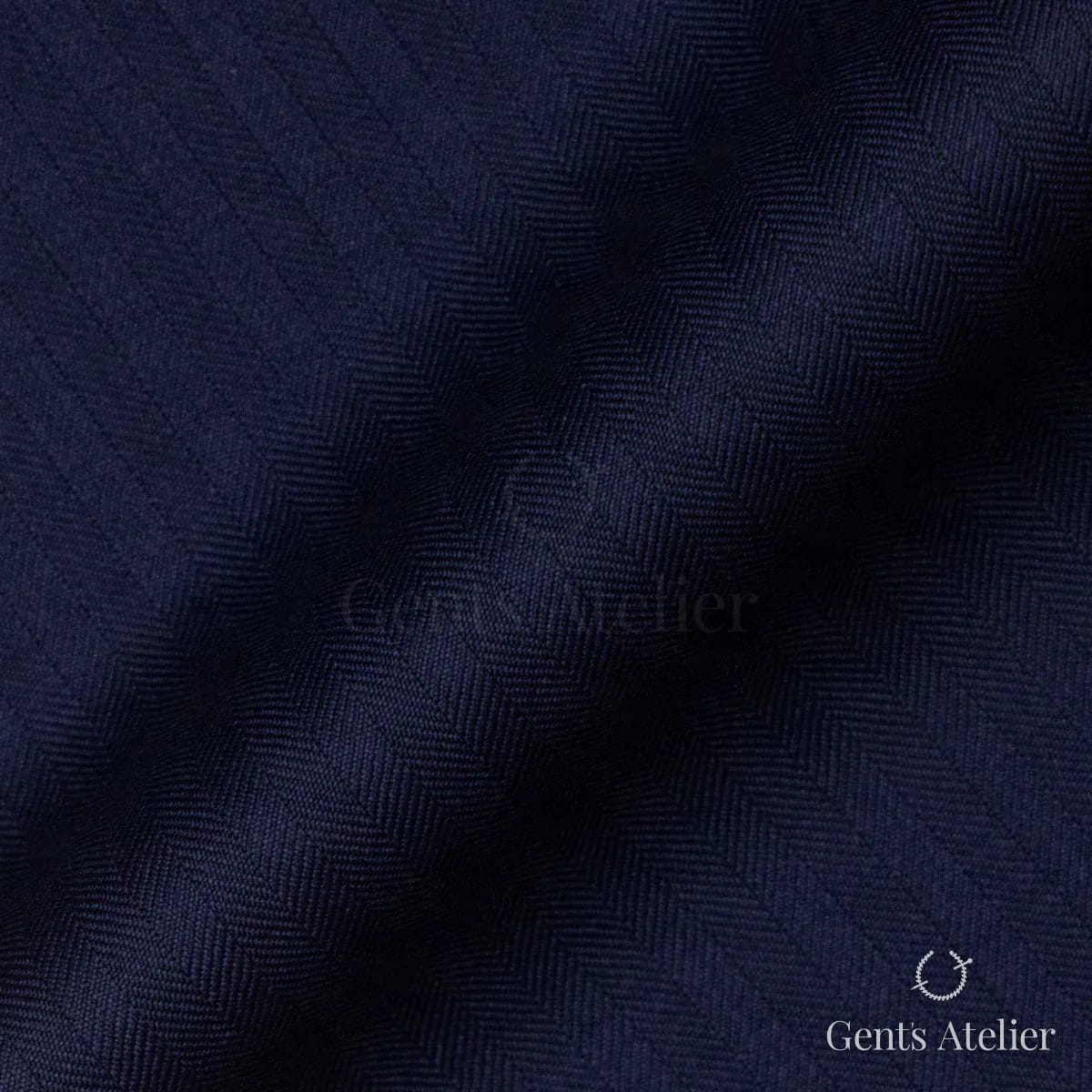 Костюм из Scabal 1503189 — тёмно-синий с фиолетовым отливом, Шерсть + кашемир