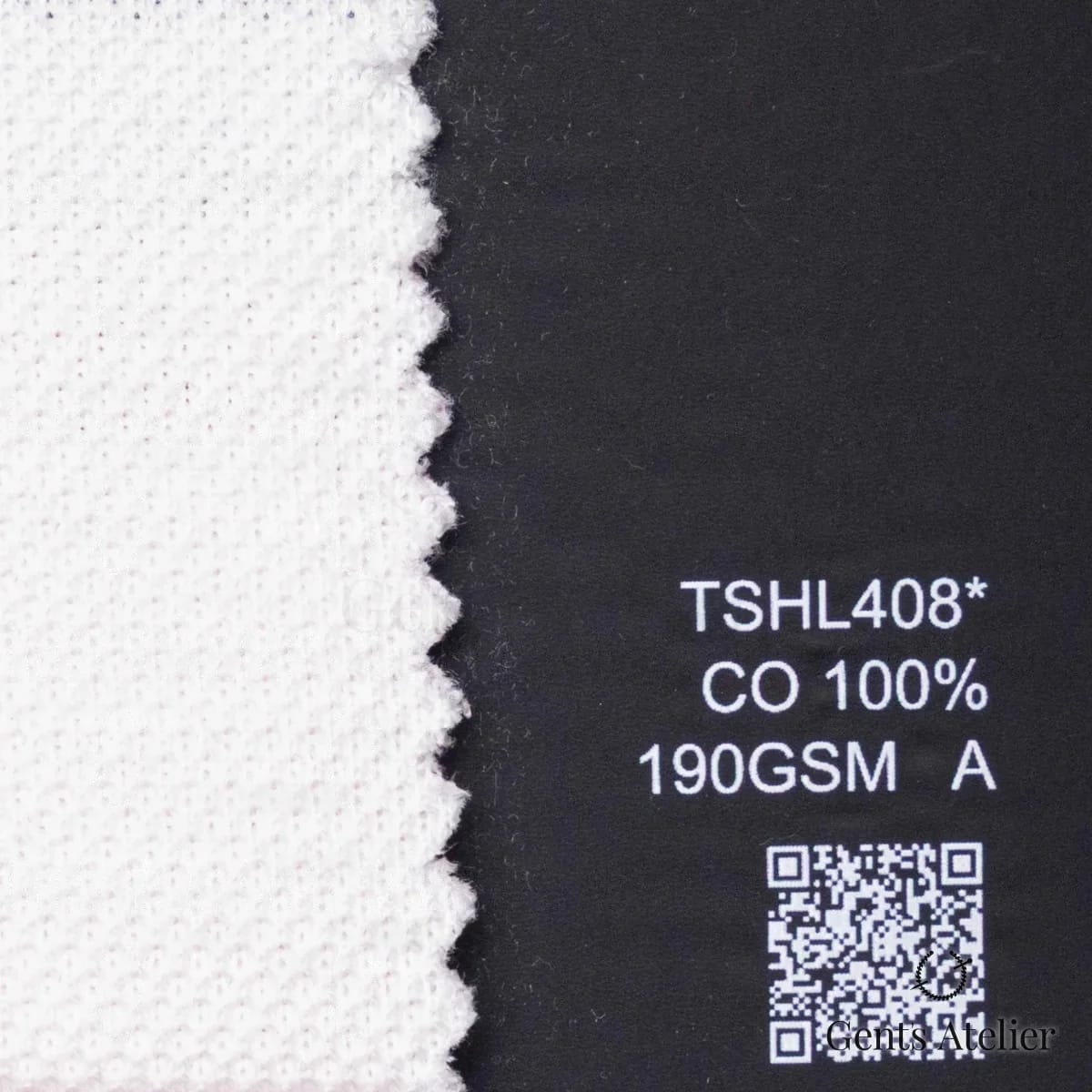 Образец ткани Lucerne TSHL408* с этикеткой — Белый