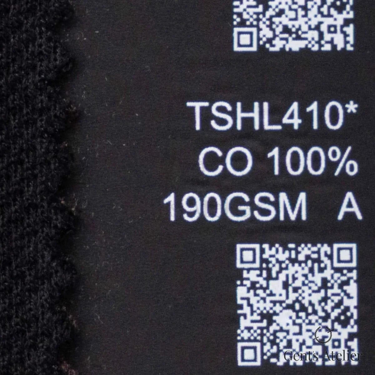 Образец ткани Lucerne TSHL410* с этикеткой — Чёрный
