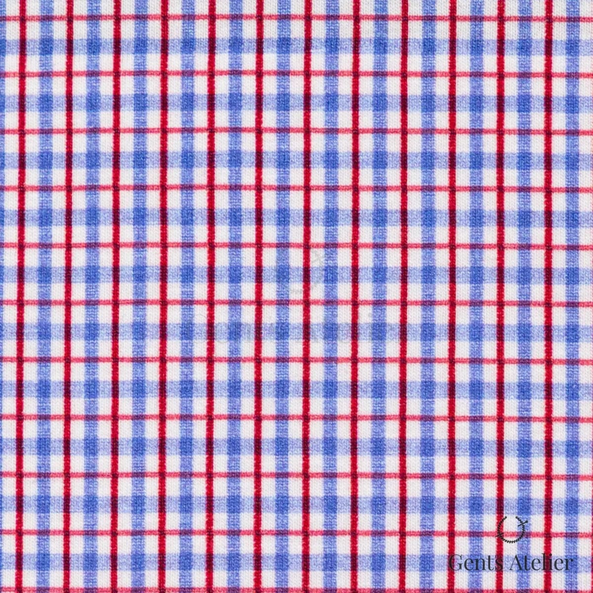 Сорочка из Lucerne TSHL451* — Белый / красно-синяя клетка, 92.5% хлопок, 7.5% эластан