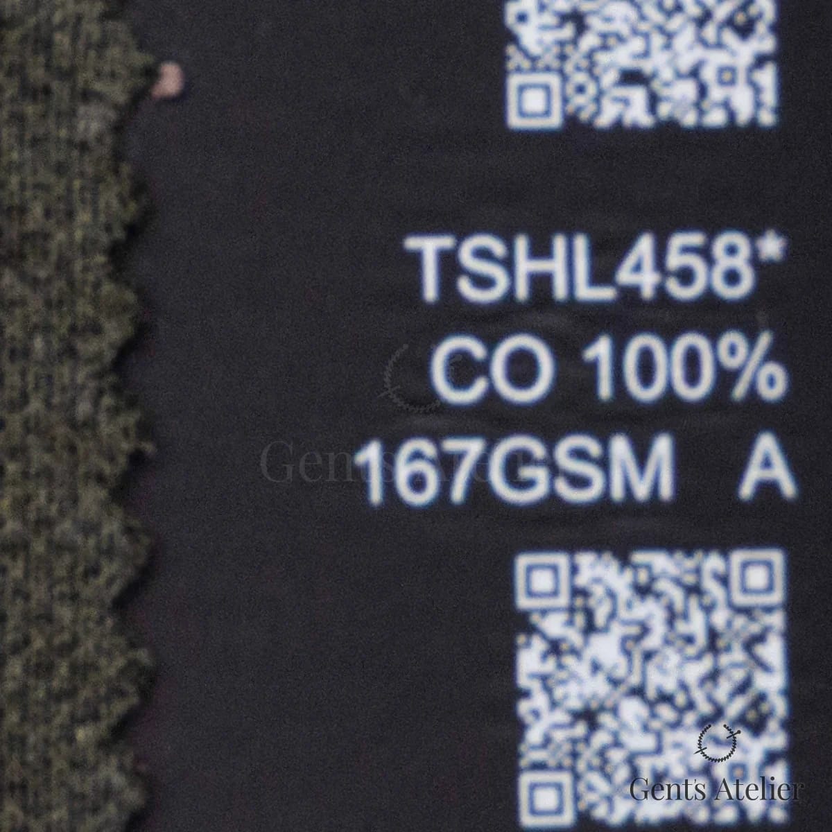Образец ткани Lucerne TSHL458* с этикеткой — Тёмно-серый
