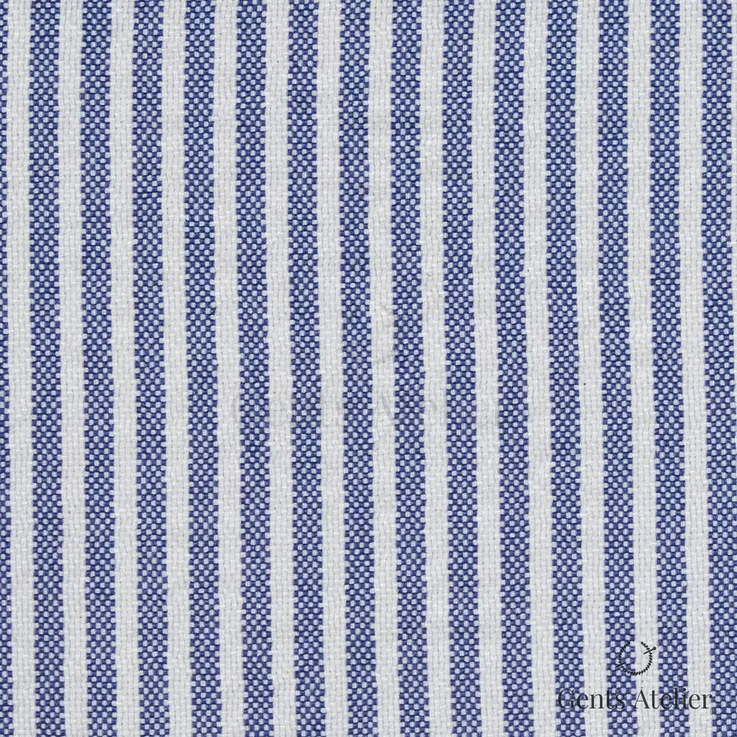 Костюм из Casual TR2954 — тёмно-синий с тонкой белой полоской, 100% Полиэстер