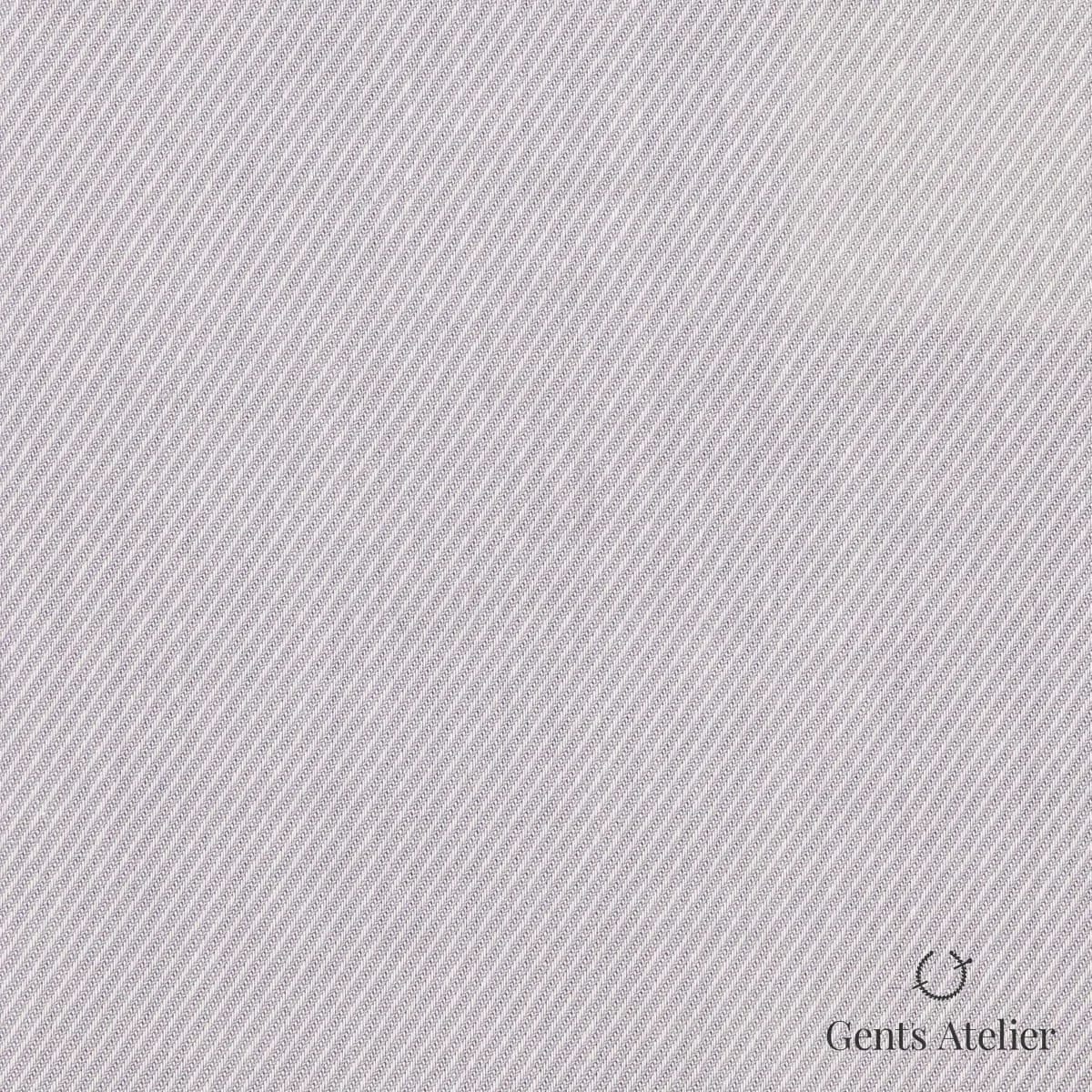 Сорочка из European Business Collection SAZ690A — светло-серый твил с лавандовым оттенком, 100% Хлопок