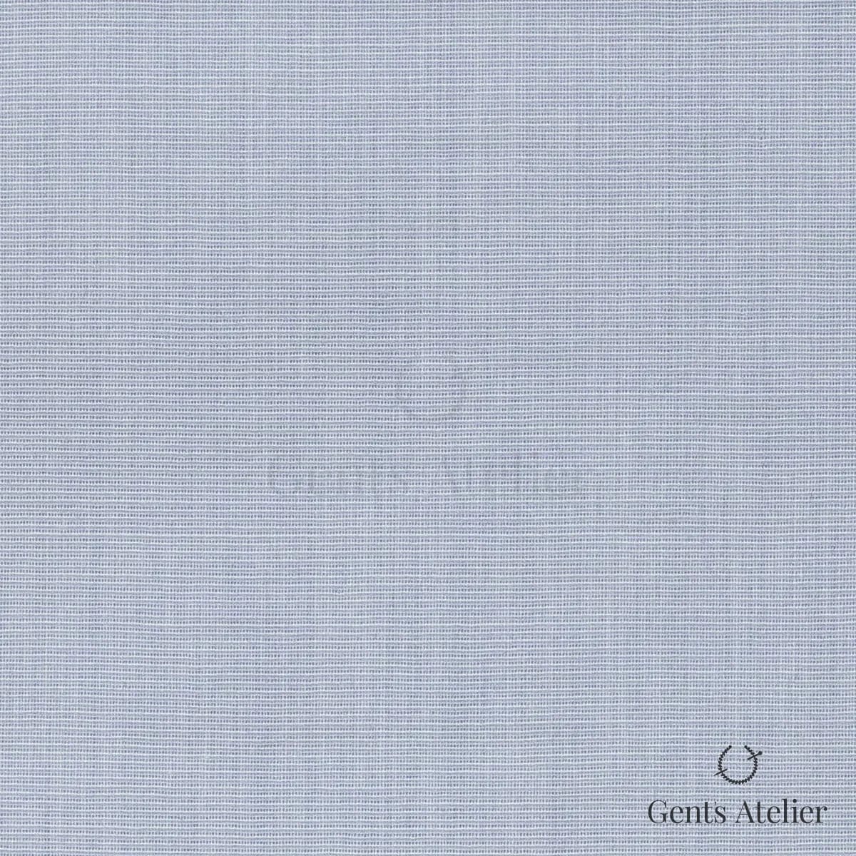 Сорочка из European Business Collection SAZ673A — серо-голубой меланж с тонким горизонтальным рубчиком, 100% Хлопок