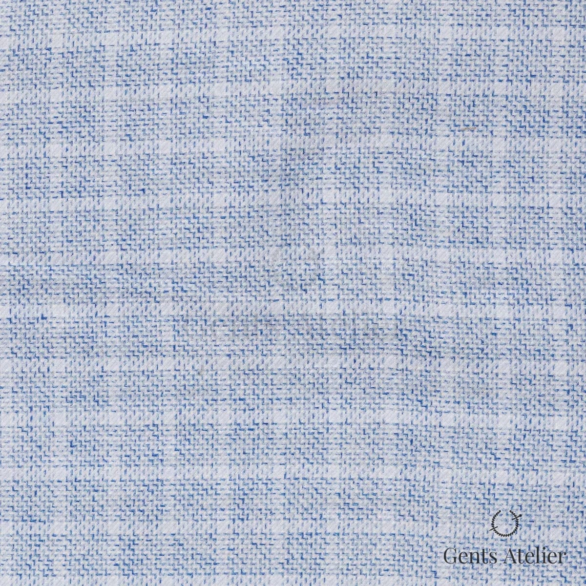 Сорочка из European Business Collection SAZ843A — голубой меланж с белым, 100% Хлопок