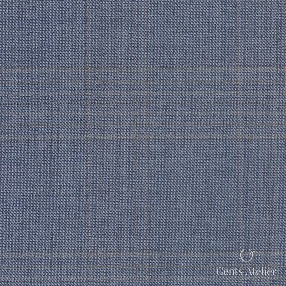 Костюм из Ermenegildo Zegna 4633 — синий, 100% шерсть