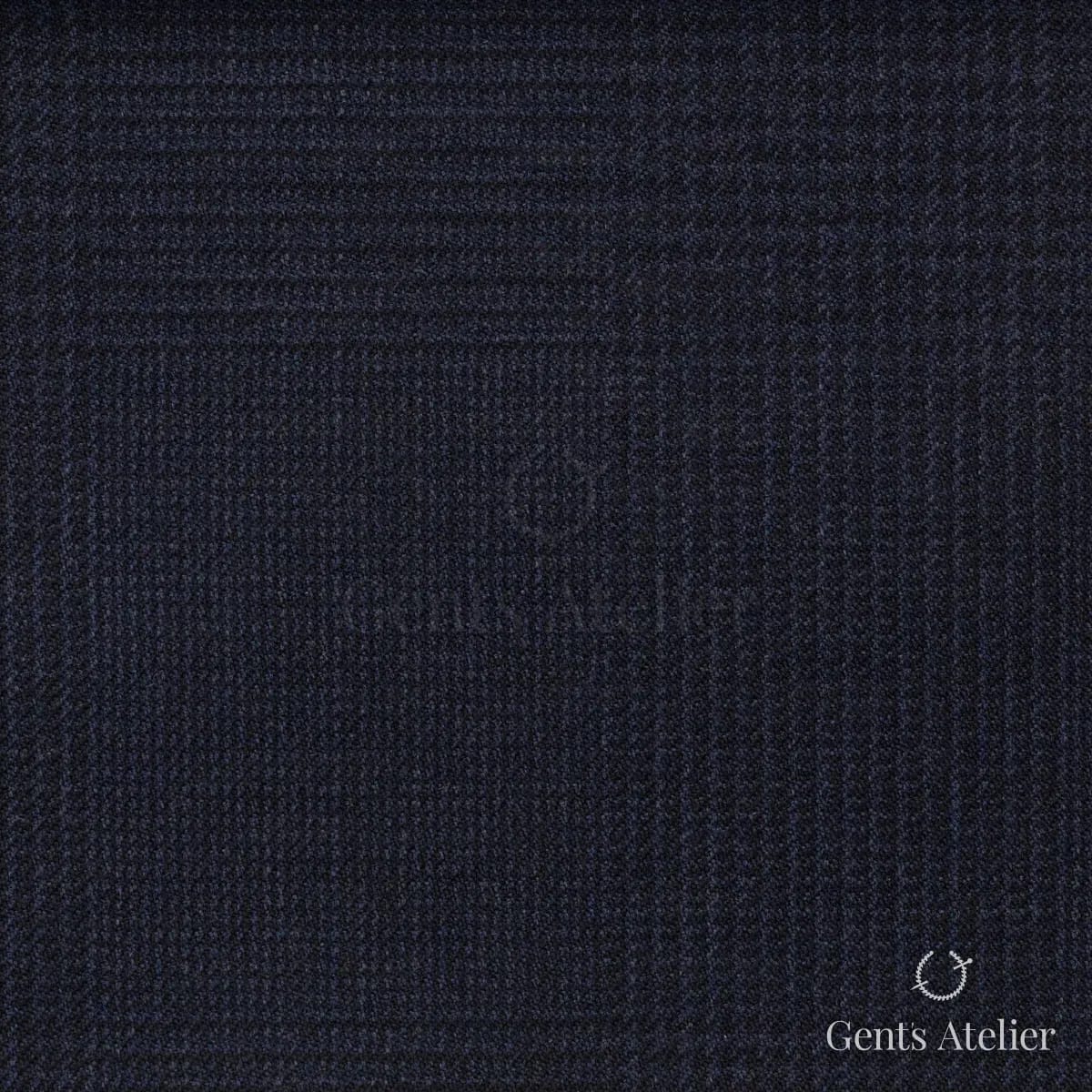 Зимний костюм из Ermenegildo Zegna 58326 — тёмно-синий, 100% шерсть