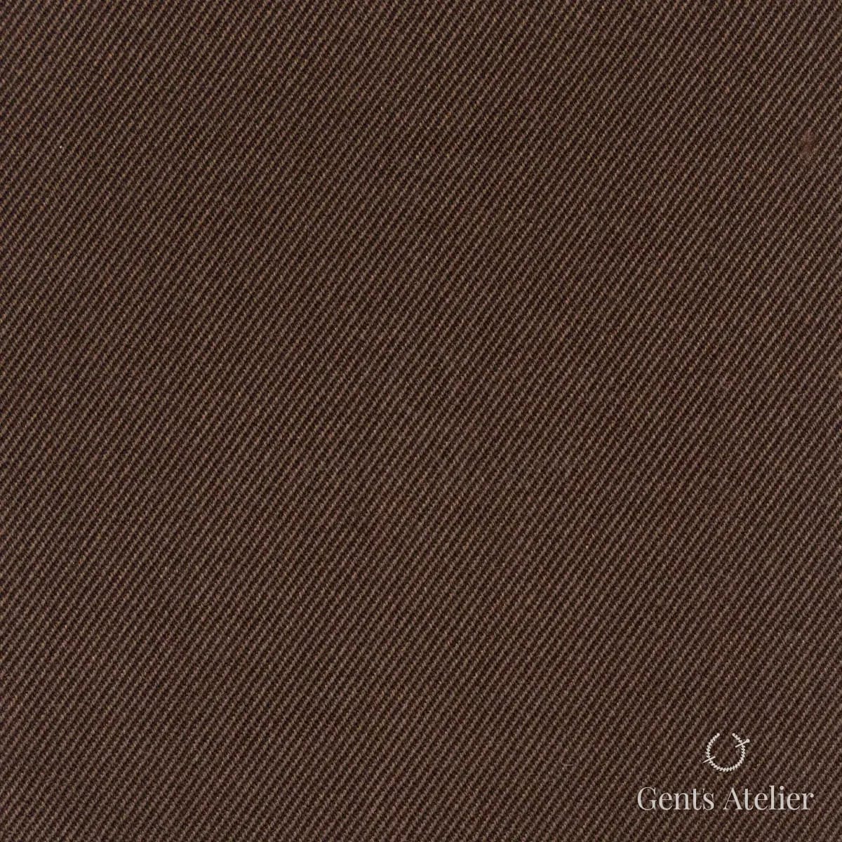 Зимний костюм из Ermenegildo Zegna 59209 — тёмно-коричневый, 100% шёлк