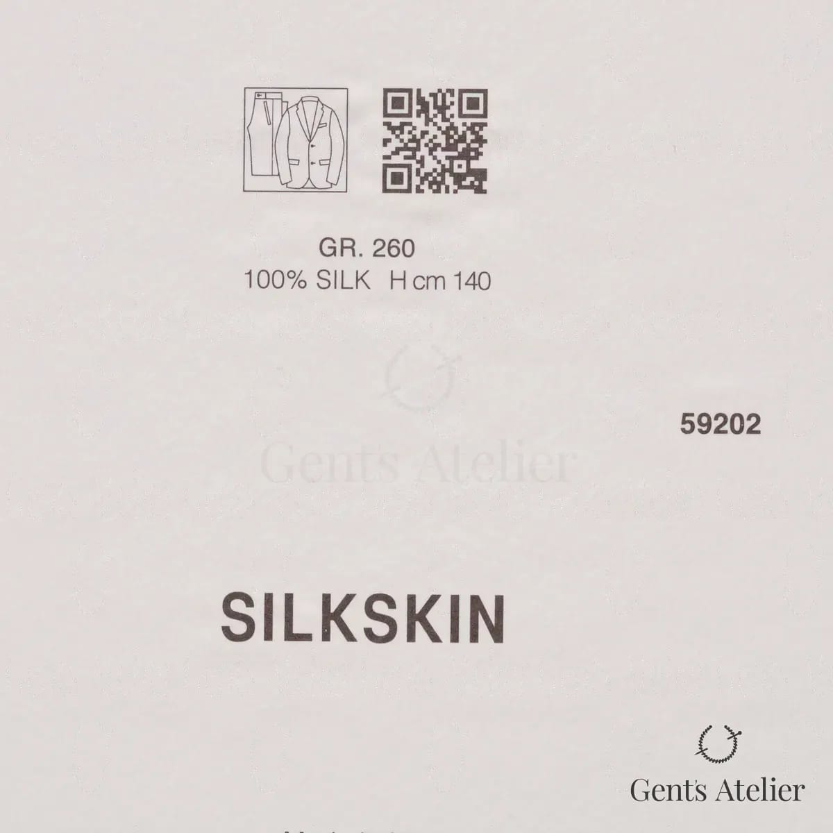 Образец ткани Ermenegildo Zegna 59202 с этикеткой, роза