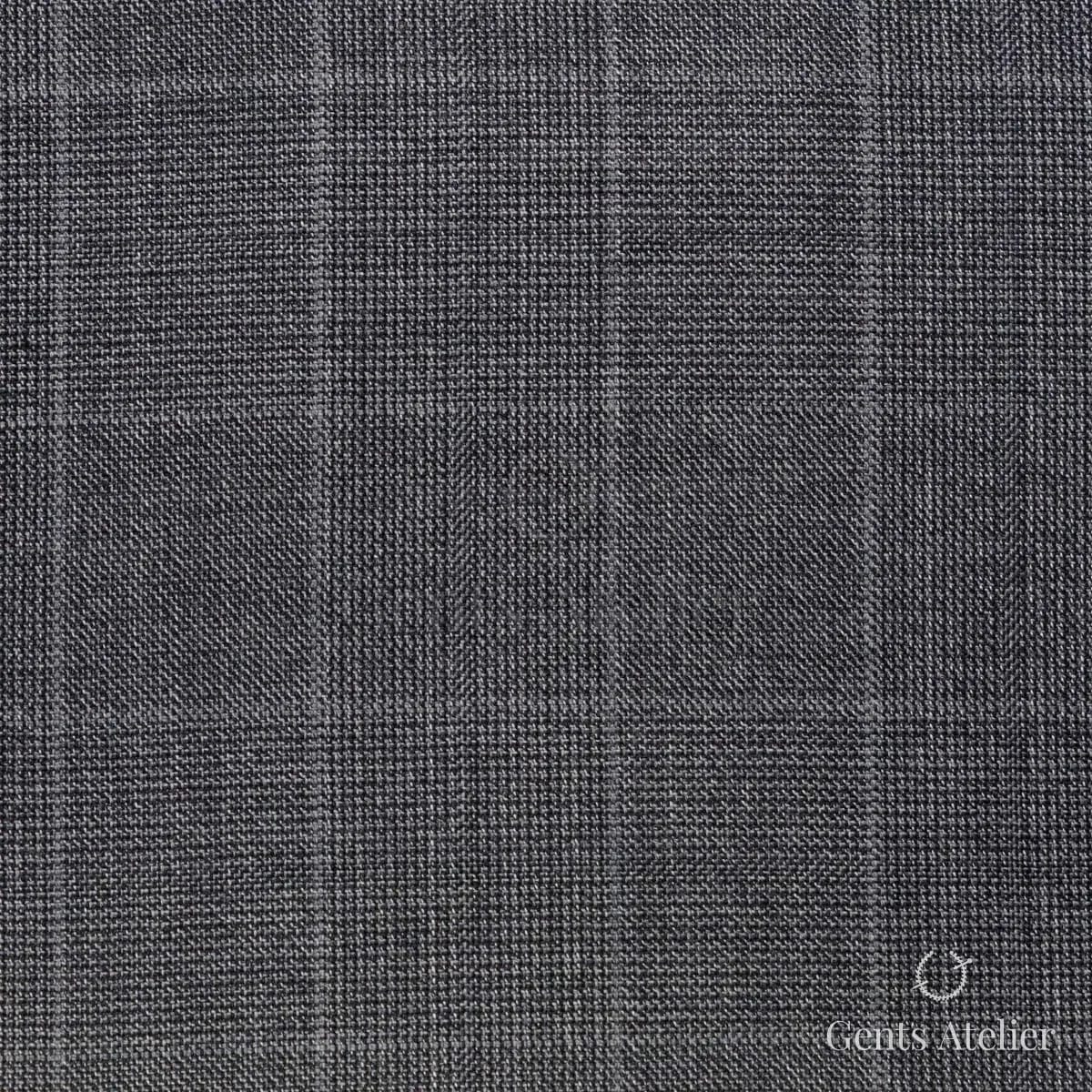 Костюм из Ermenegildo Zegna 4616 — тёмно-серый, 100% шерсть