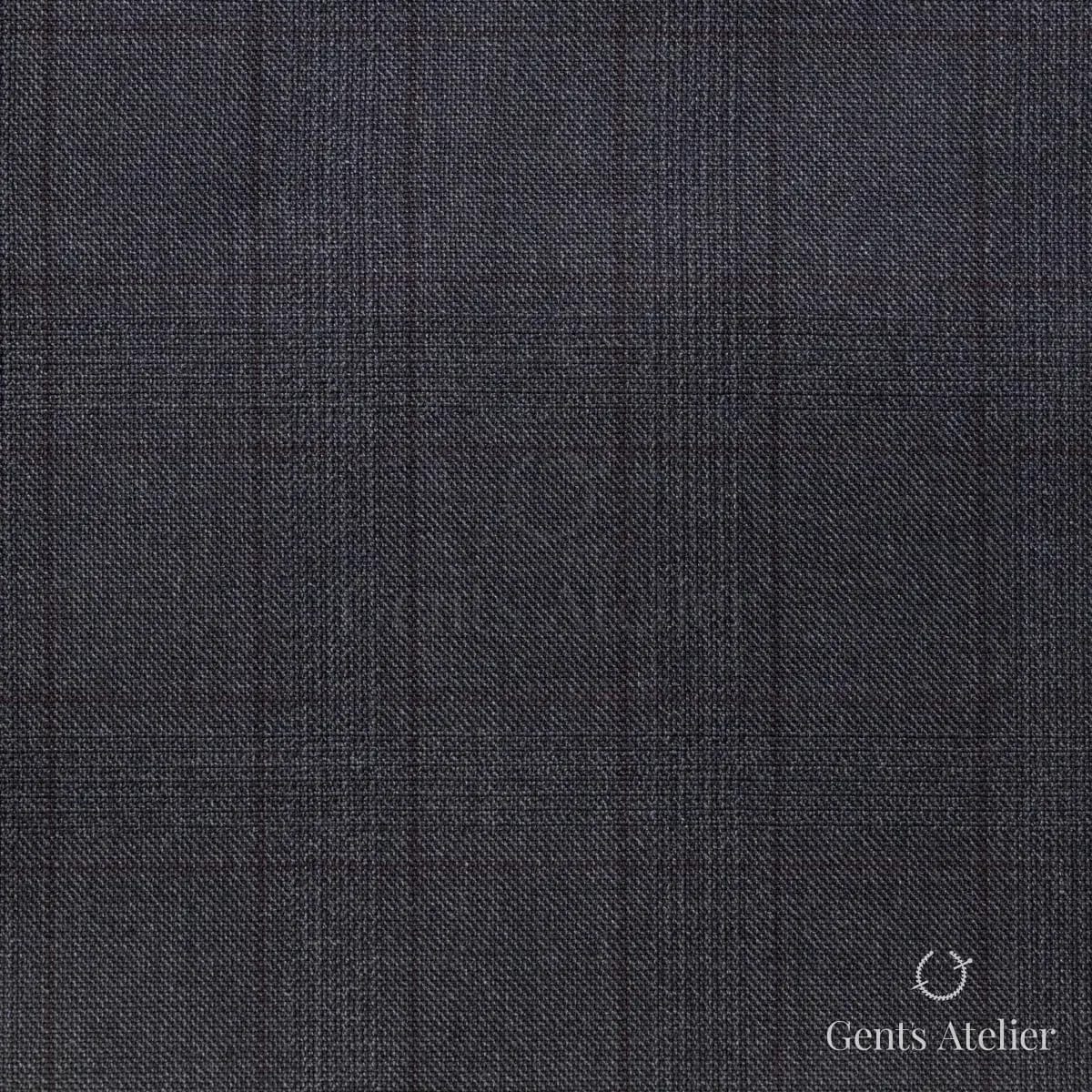 Костюм из Ermenegildo Zegna 4379 — тёмно-синий, 100% шерсть