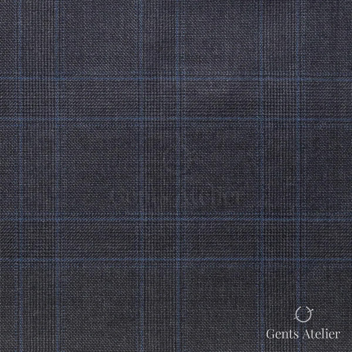 Костюм из Ermenegildo Zegna 9875 — тёмно-синий, 100% шерсть