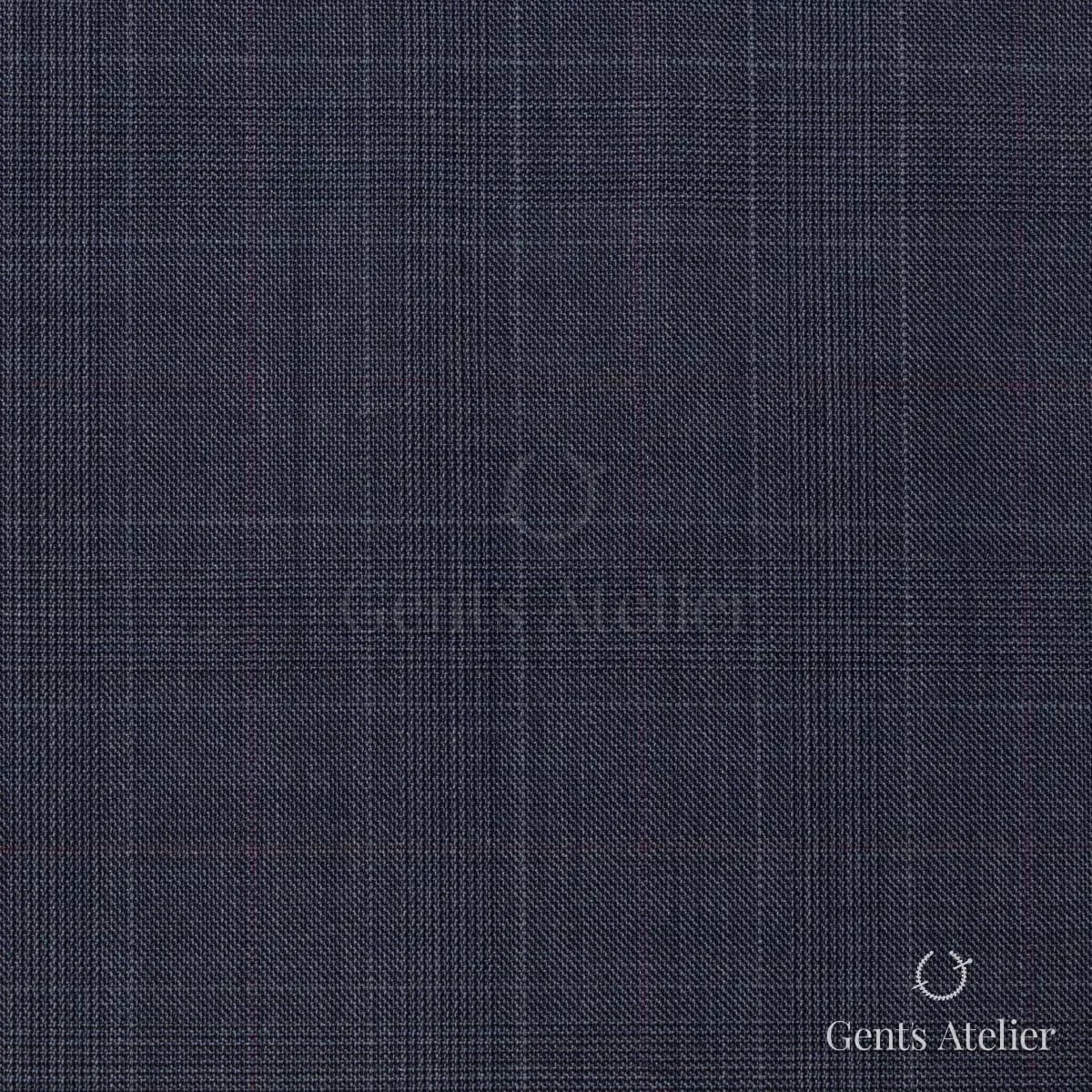 Костюм из Ermenegildo Zegna 4247 — тёмно-синий, 100% шерсть