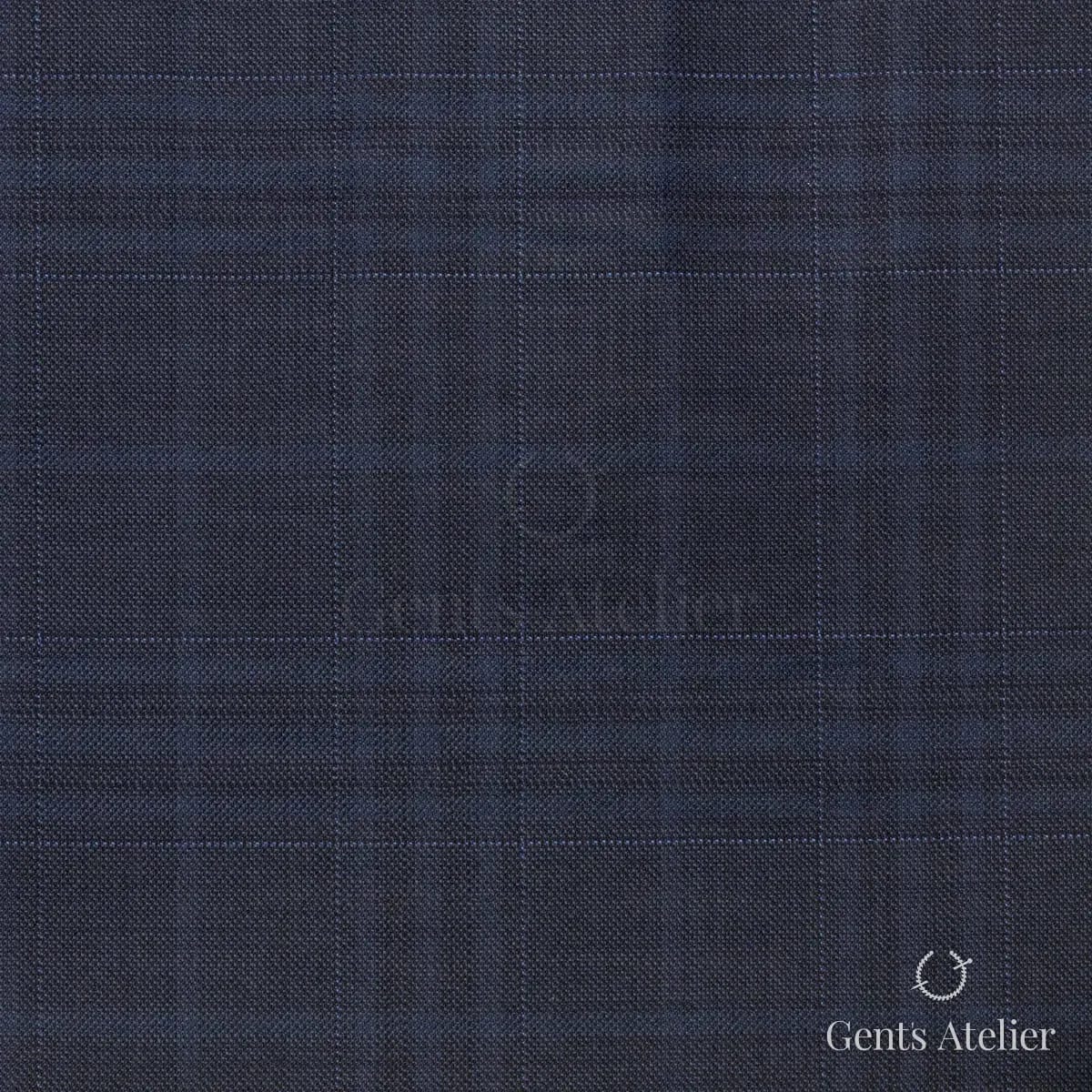Костюм из Ermenegildo Zegna 4609 — тёмно-синий, 100% шерсть