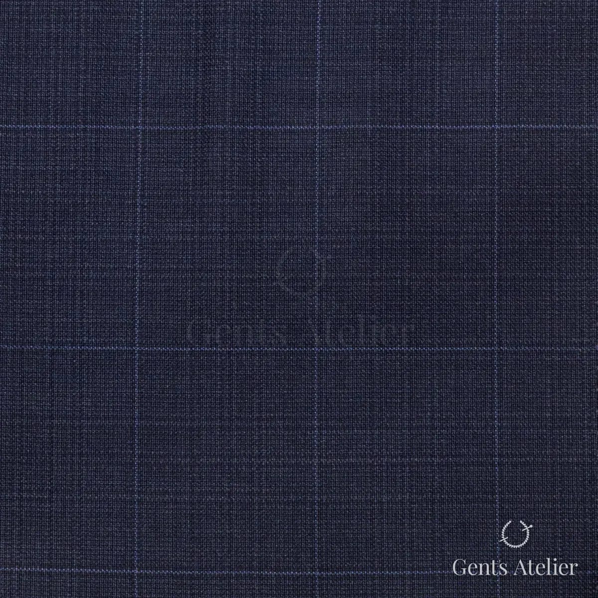 Костюм из Ermenegildo Zegna 4326 — тёмно-синий, 100% шерсть