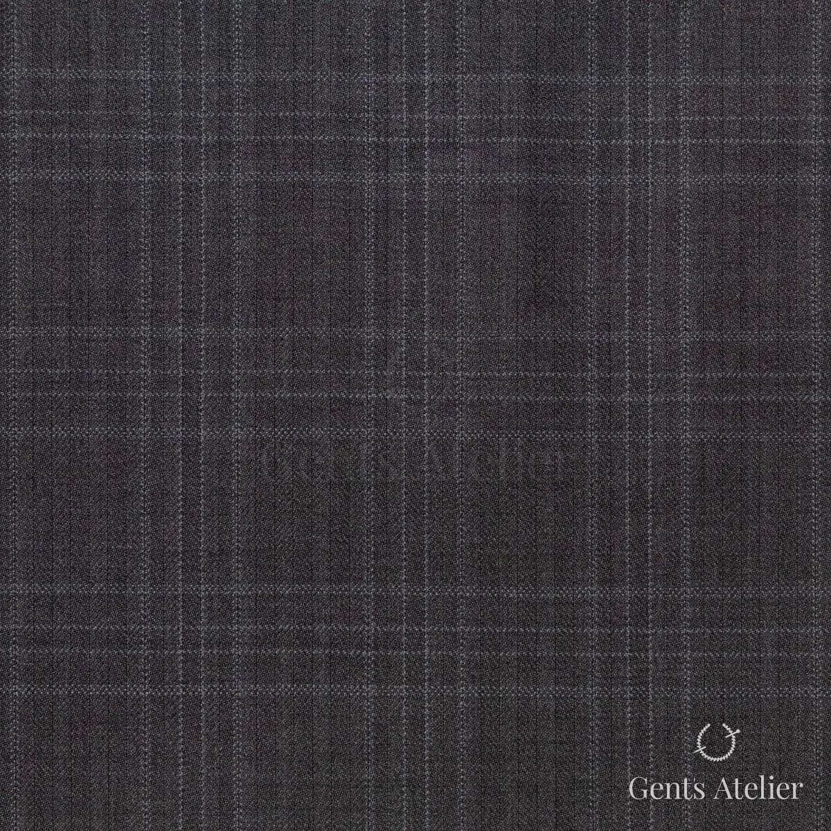 Костюм из Ermenegildo Zegna 4122 — тёмно-серый, 100% шерсть