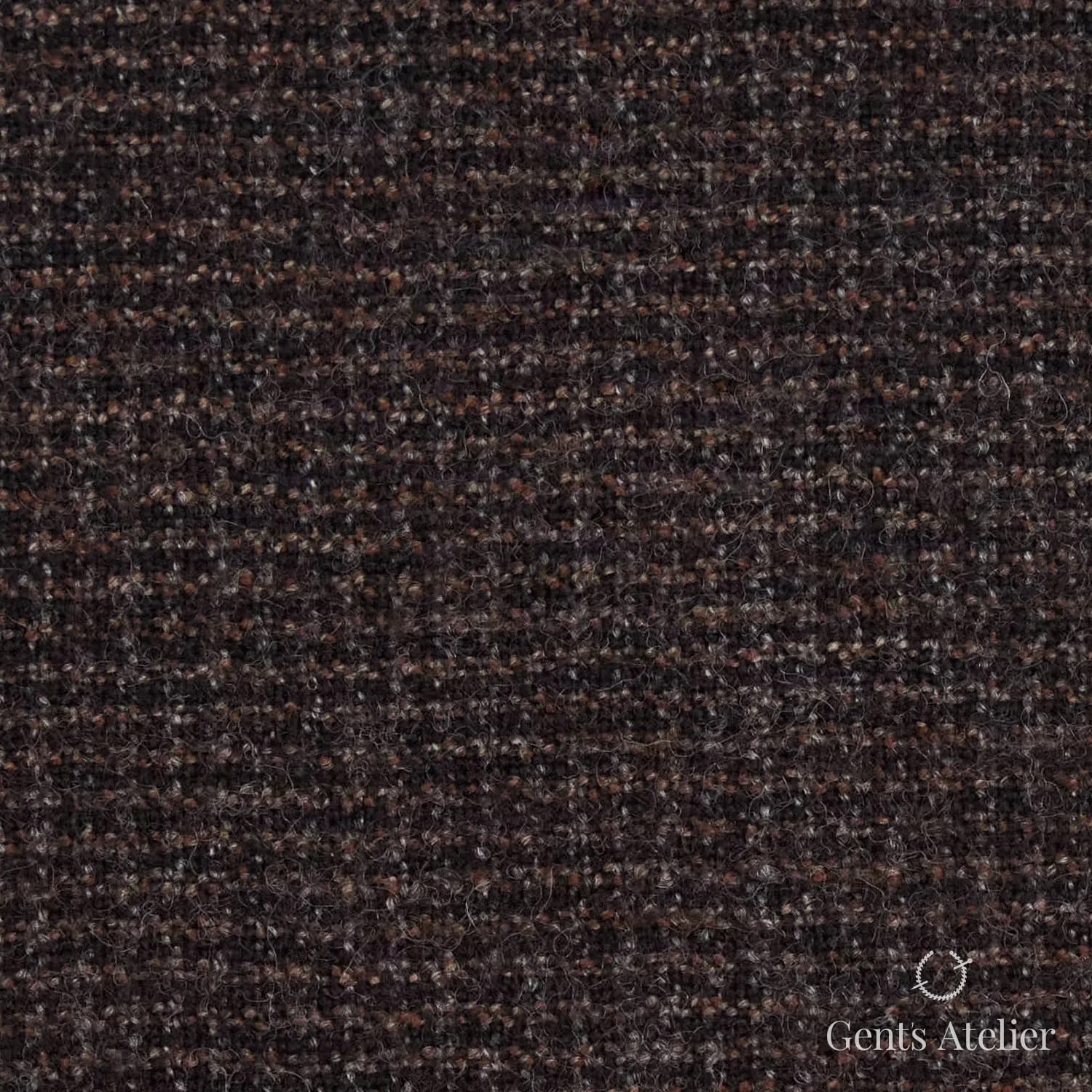 Костюм из Drago TTD2517 — тёмно-коричневый меланж, 100% Шерсть