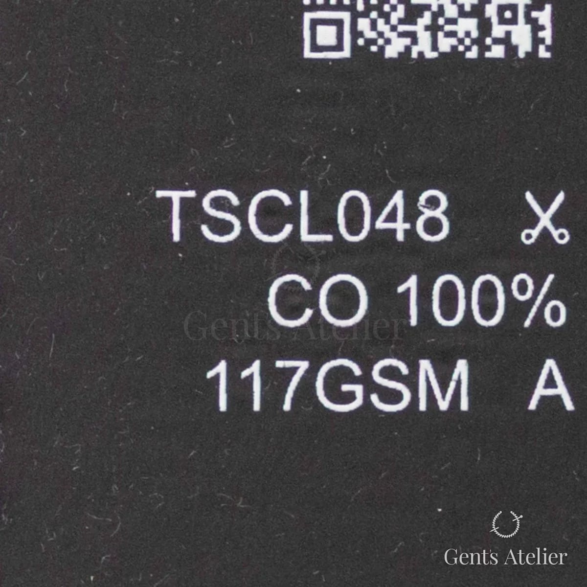 Образец ткани Geneva TSCL048 с этикеткой — Белый / Сиреневый