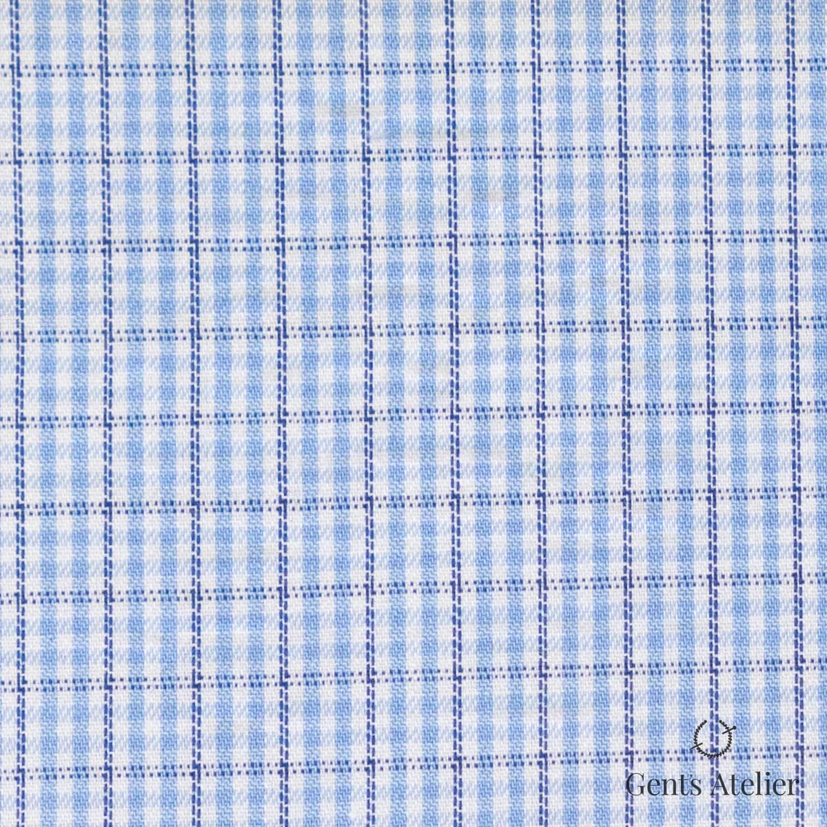 Сорочка из Geneva TSCL058 — Голубой / Синий, 100% хлопок
