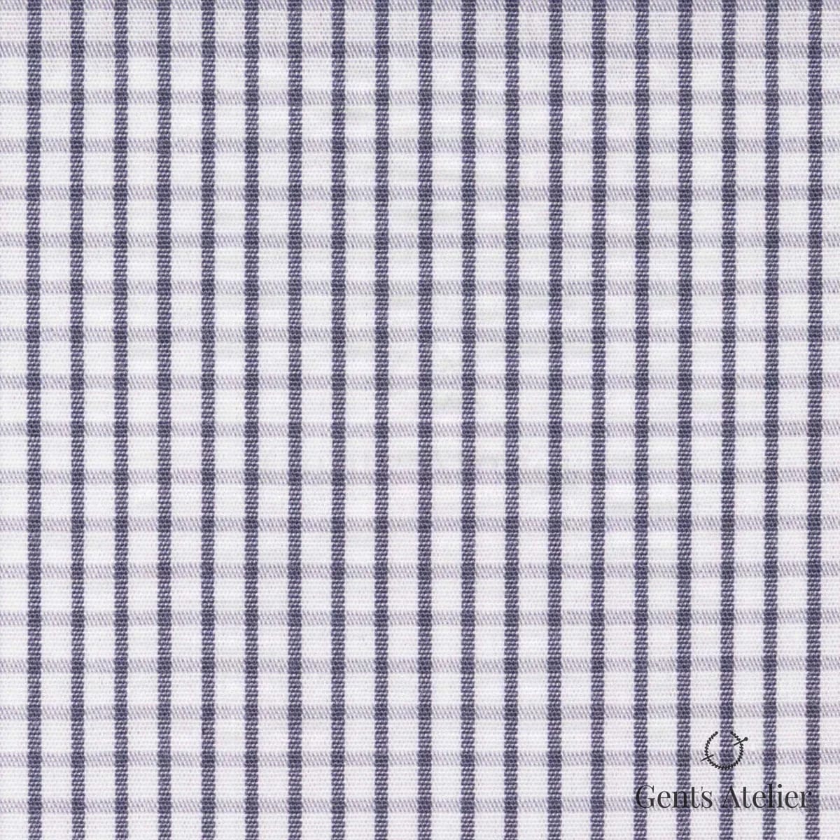 Сорочка из Geneva TSHL365 — Белый / Серо-синий, 100% хлопок