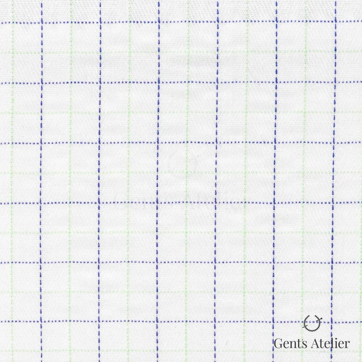 Сорочка из Geneva TSHL382 — Белый / Сине-зелёный, 100% хлопок