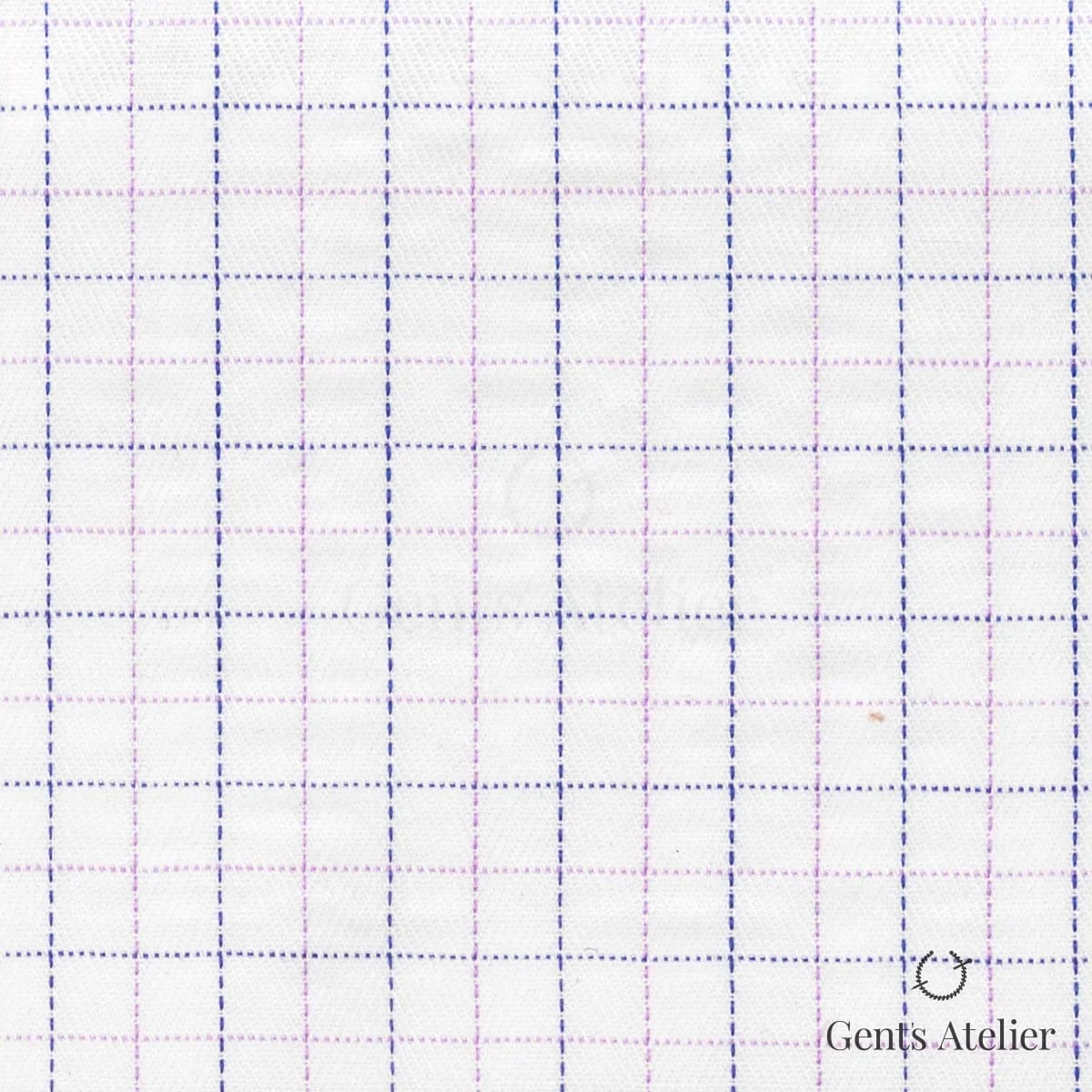 Сорочка из Geneva TSHL383 — Белый / Сиренево-синий, 100% хлопок