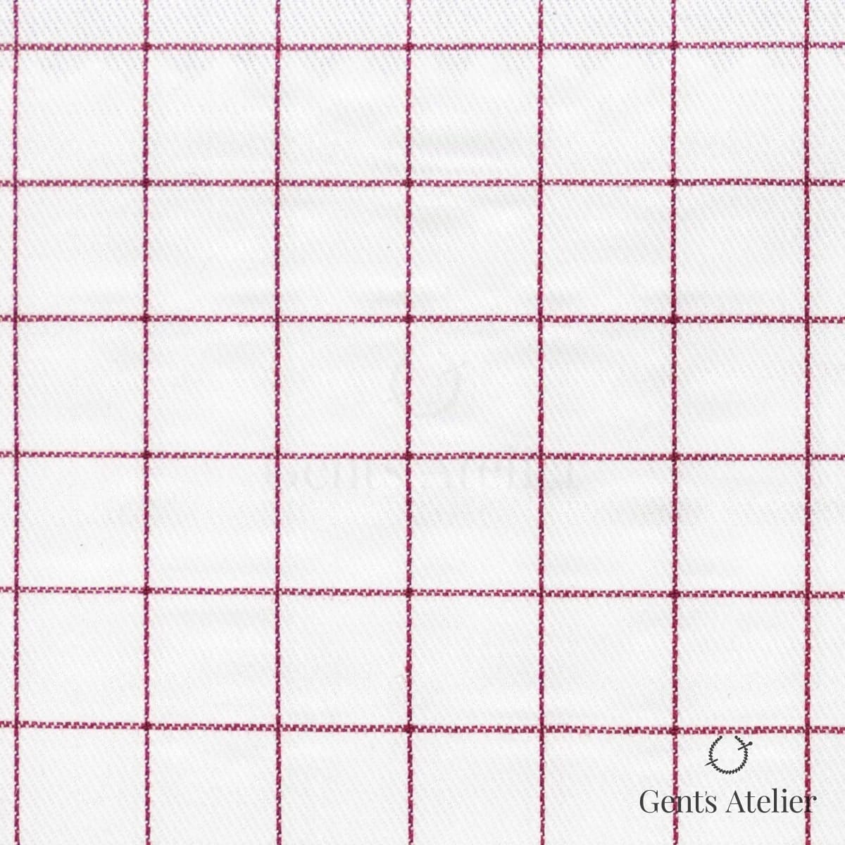 Сорочка из Geneva TSHL405 — Белый / Бордовый, 100% хлопок