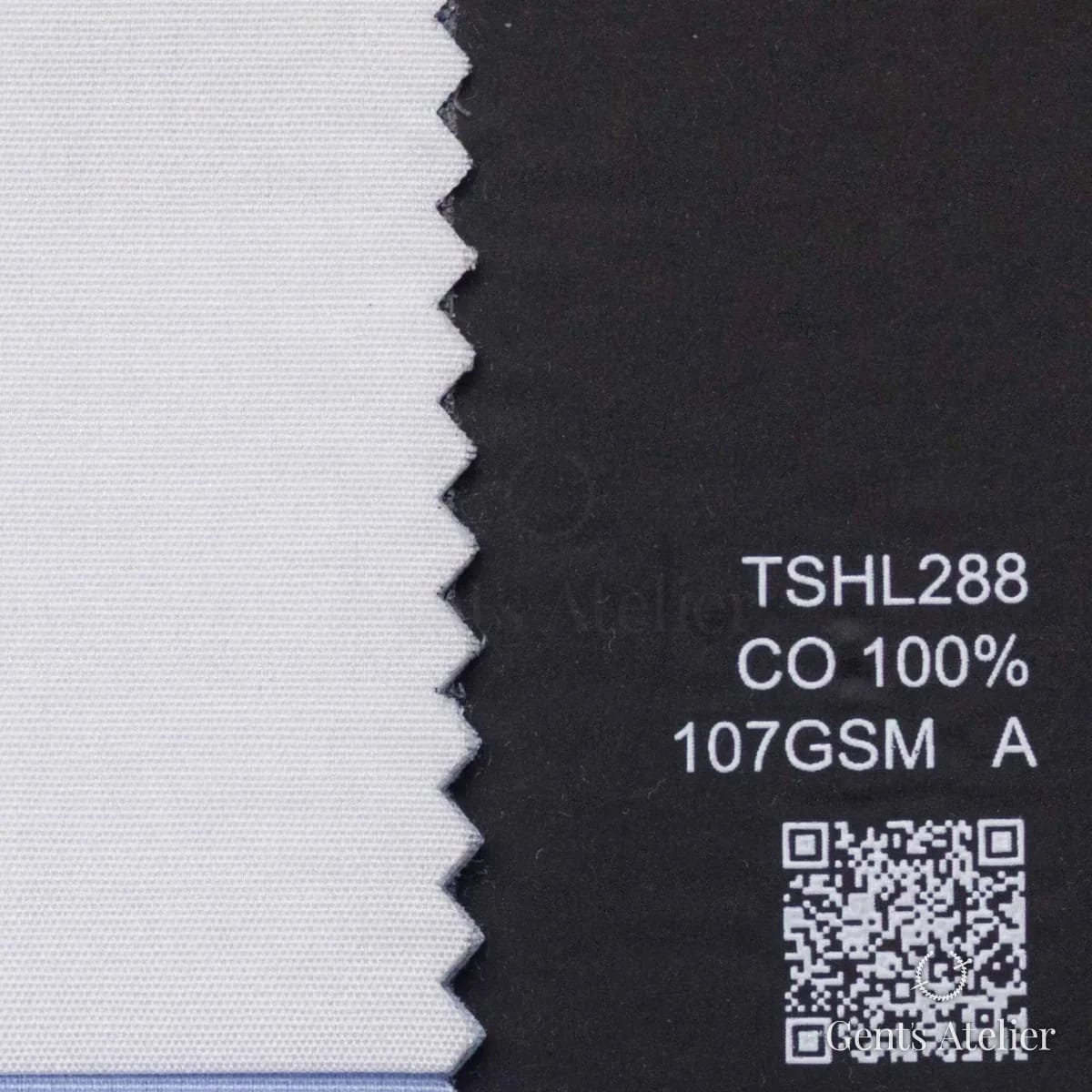 Образец ткани Geneva TSHL288 с этикеткой — Белый