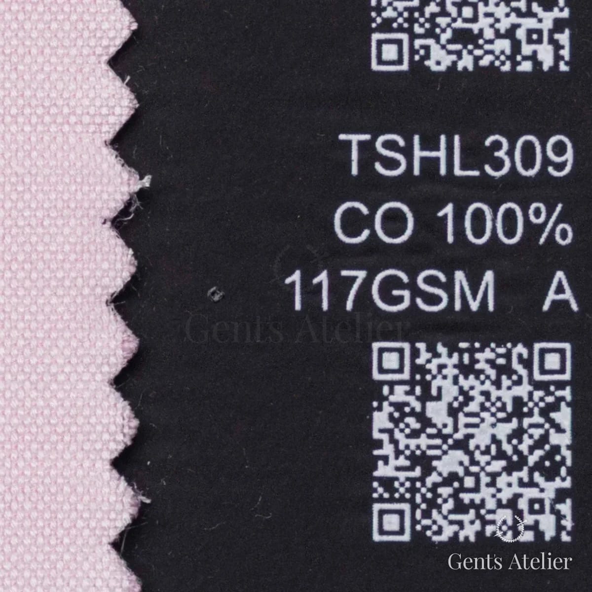 Образец ткани Geneva TSHL309 с этикеткой — Розовый
